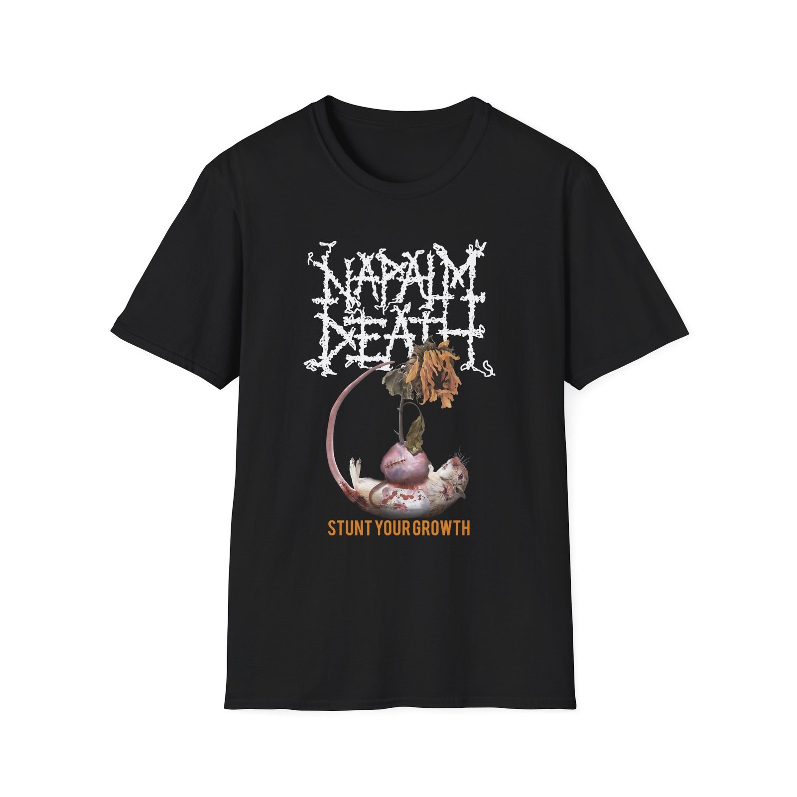 Napalm Death Stunt your Growth Unisex Softstyle T-Shirt