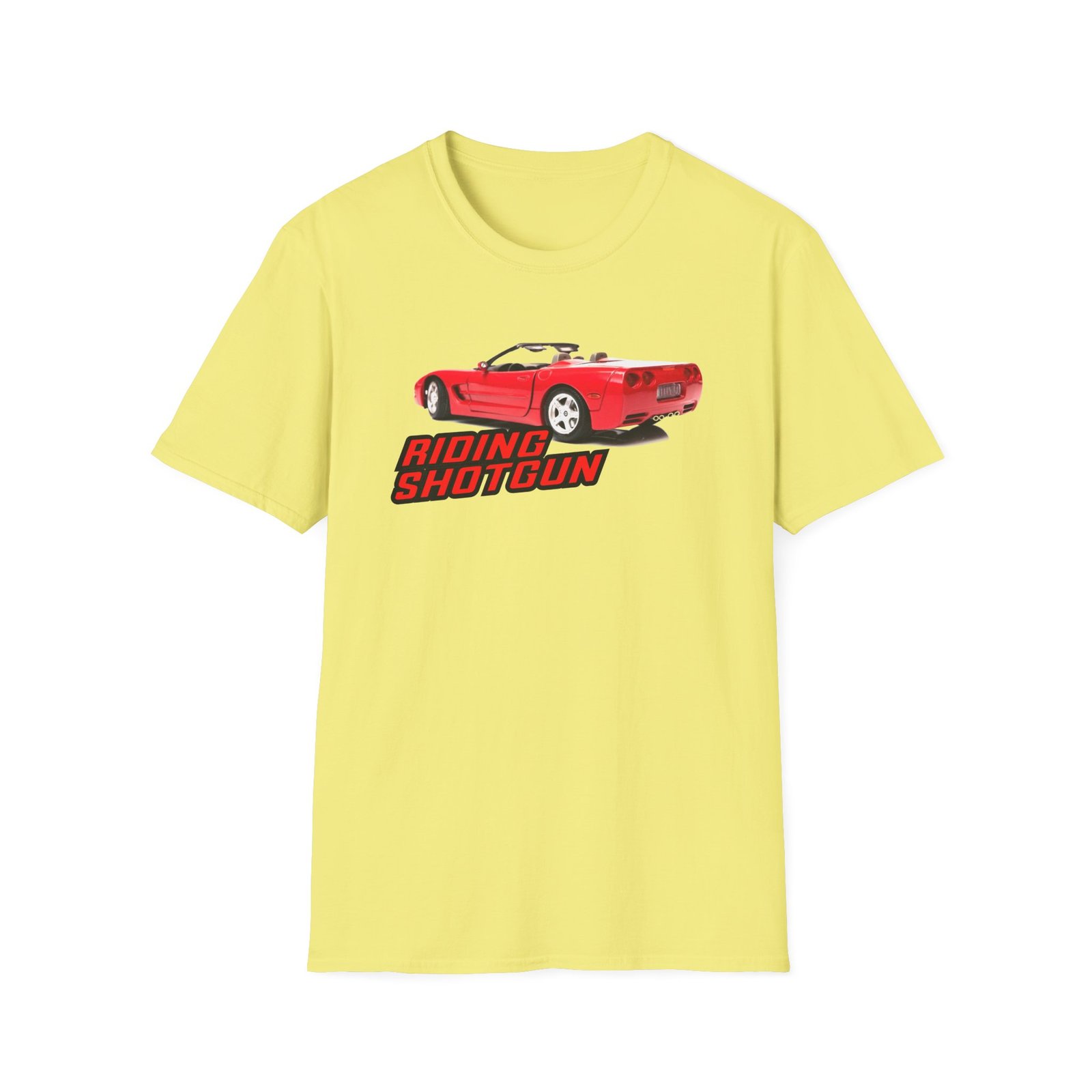 Fletcher Riding Shotgun Unisex Softstyle T-Shirt