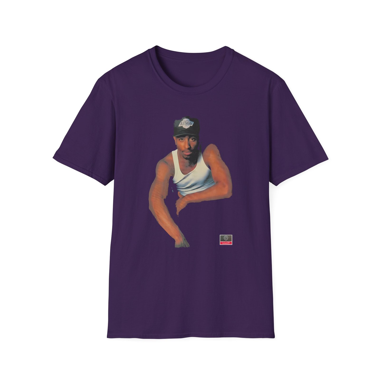 TS 2pac X La Kings Mitchell & Ness Unisex Softstyle T-Shirt