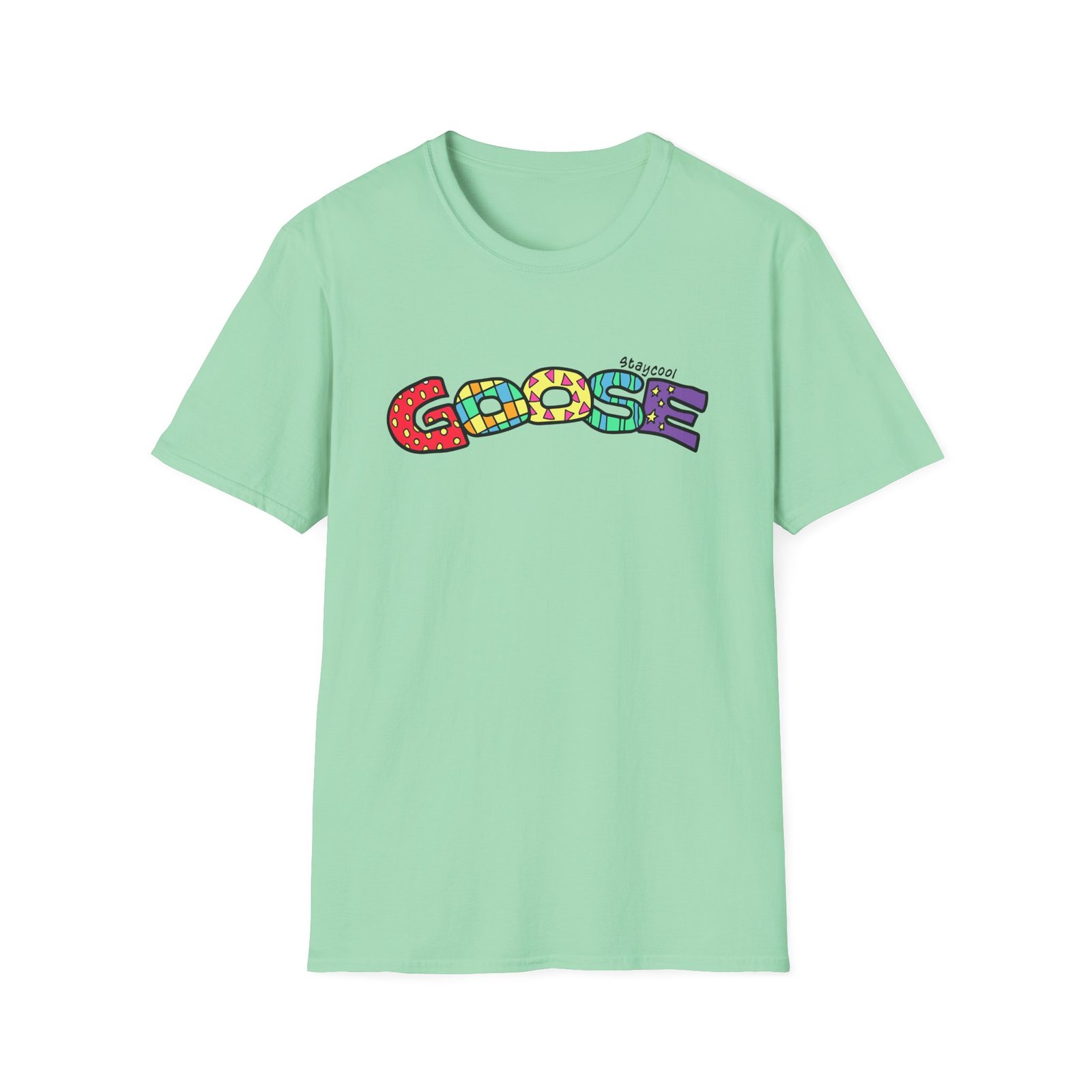 Goose x Staycool Rainbow Unisex Softstyle T-Shirt