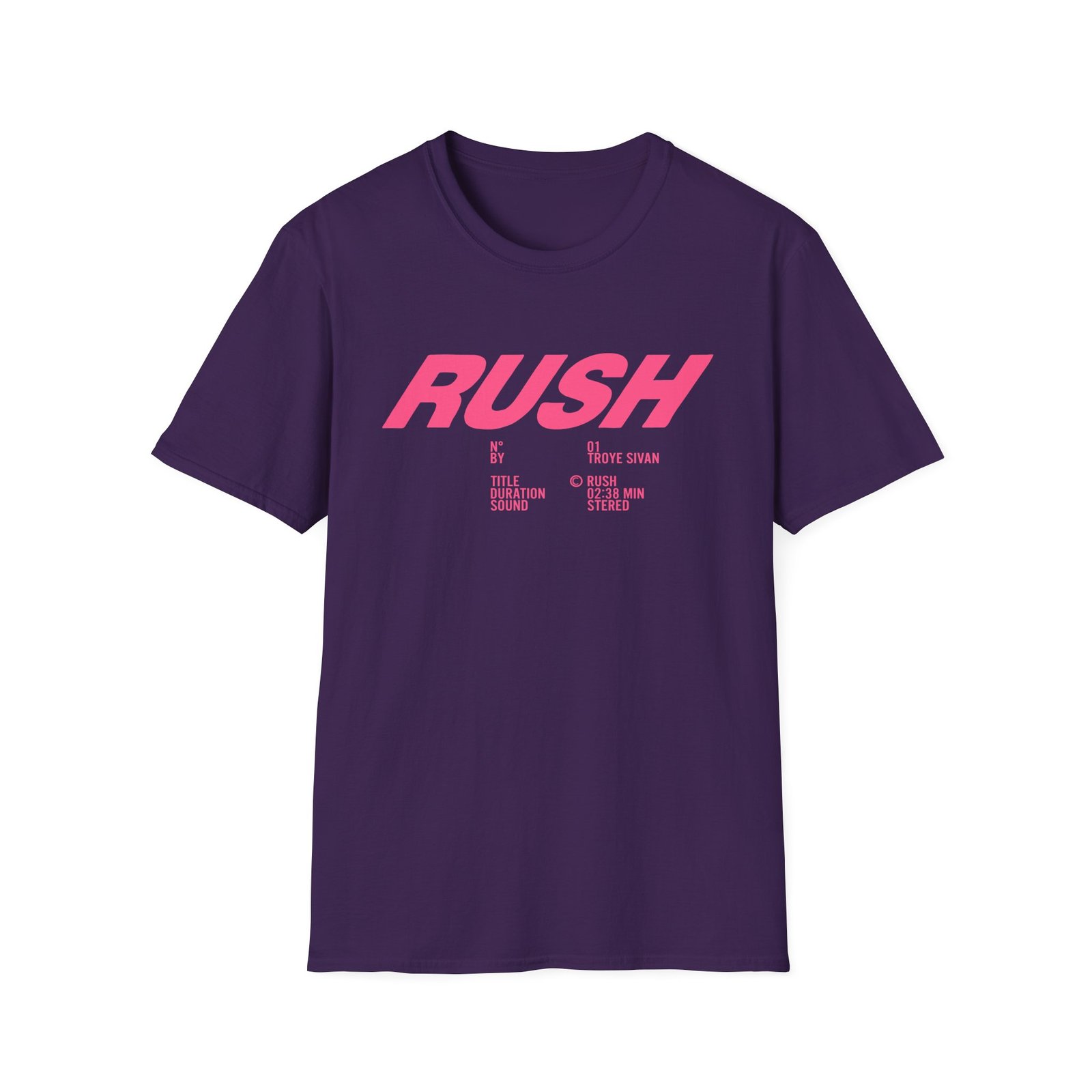 Troye Sivan Rush Unisex Softstyle T-Shirt