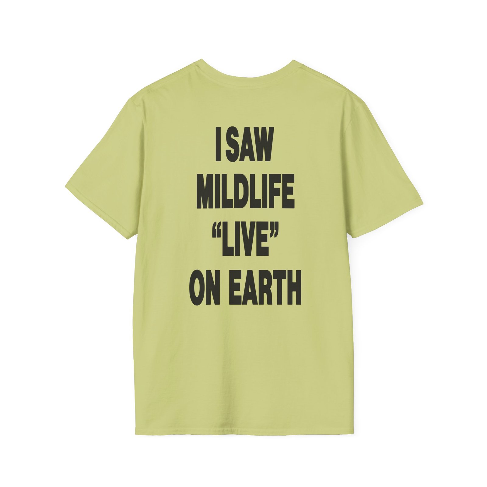 Mildlife Live on Earth Unisex Softstyle T-Shirt