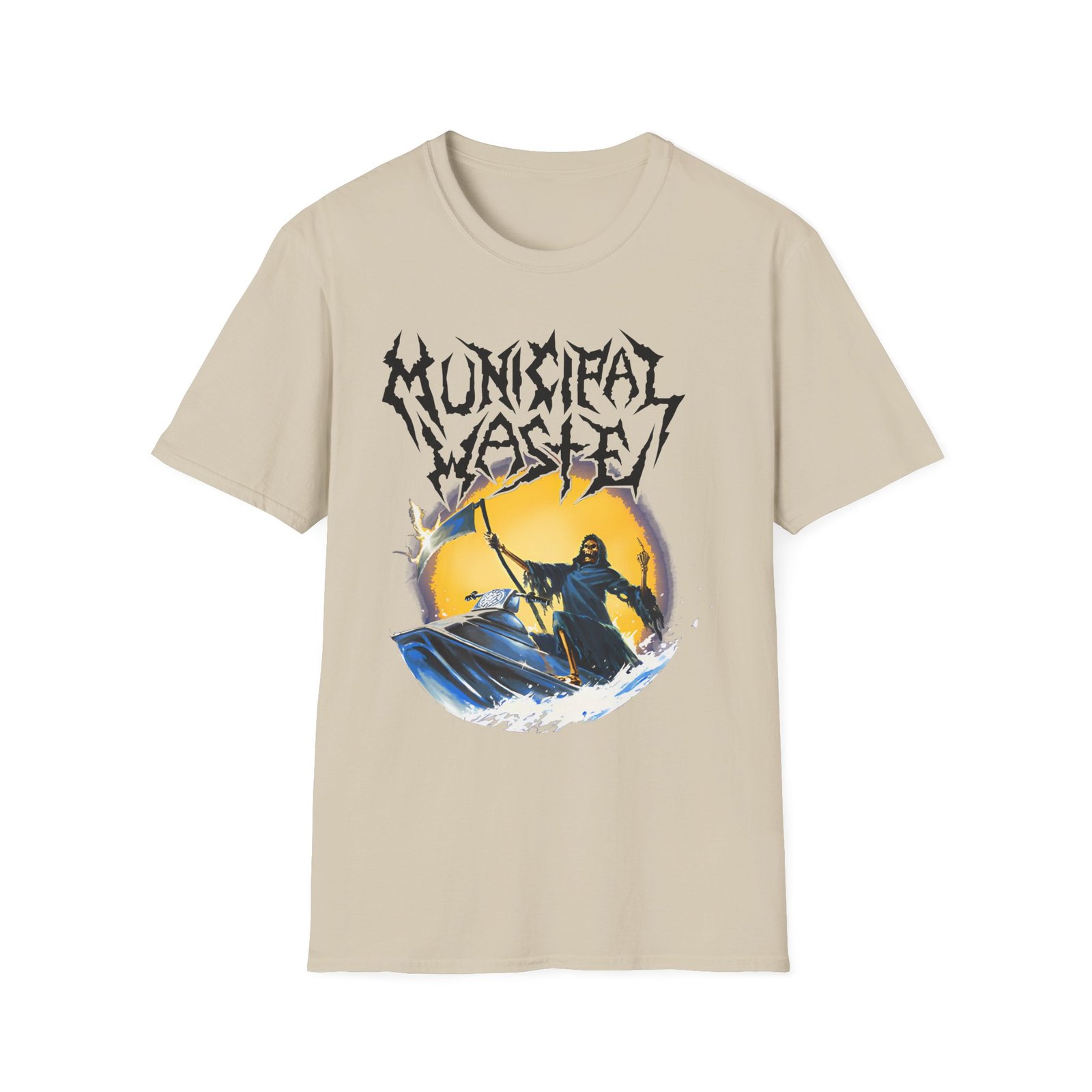 Municipal Waste Jet Ski Death Unisex Softstyle T-Shirt