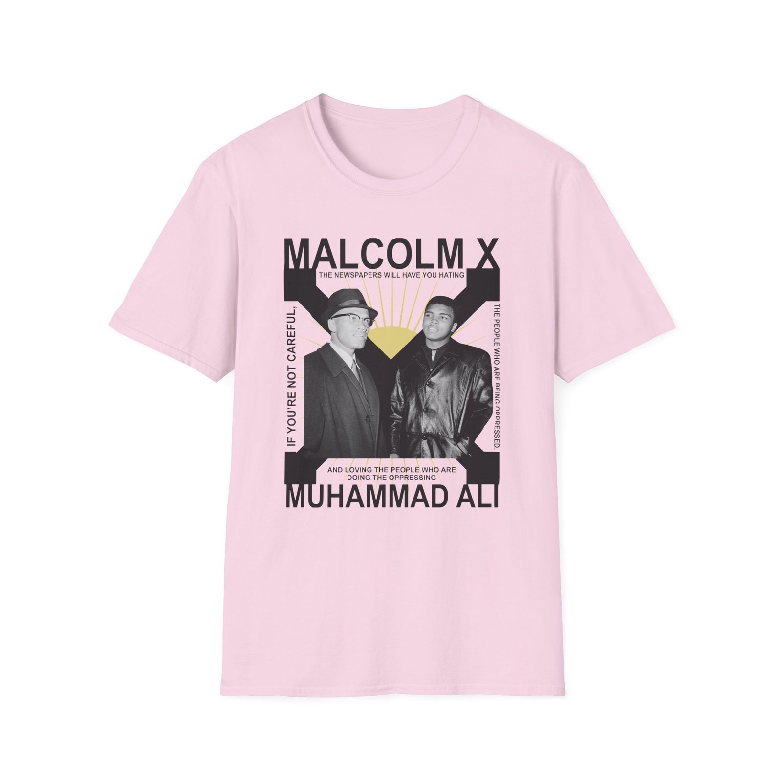 Malcolm X & Ali Unisex Softstyle T-Shirt