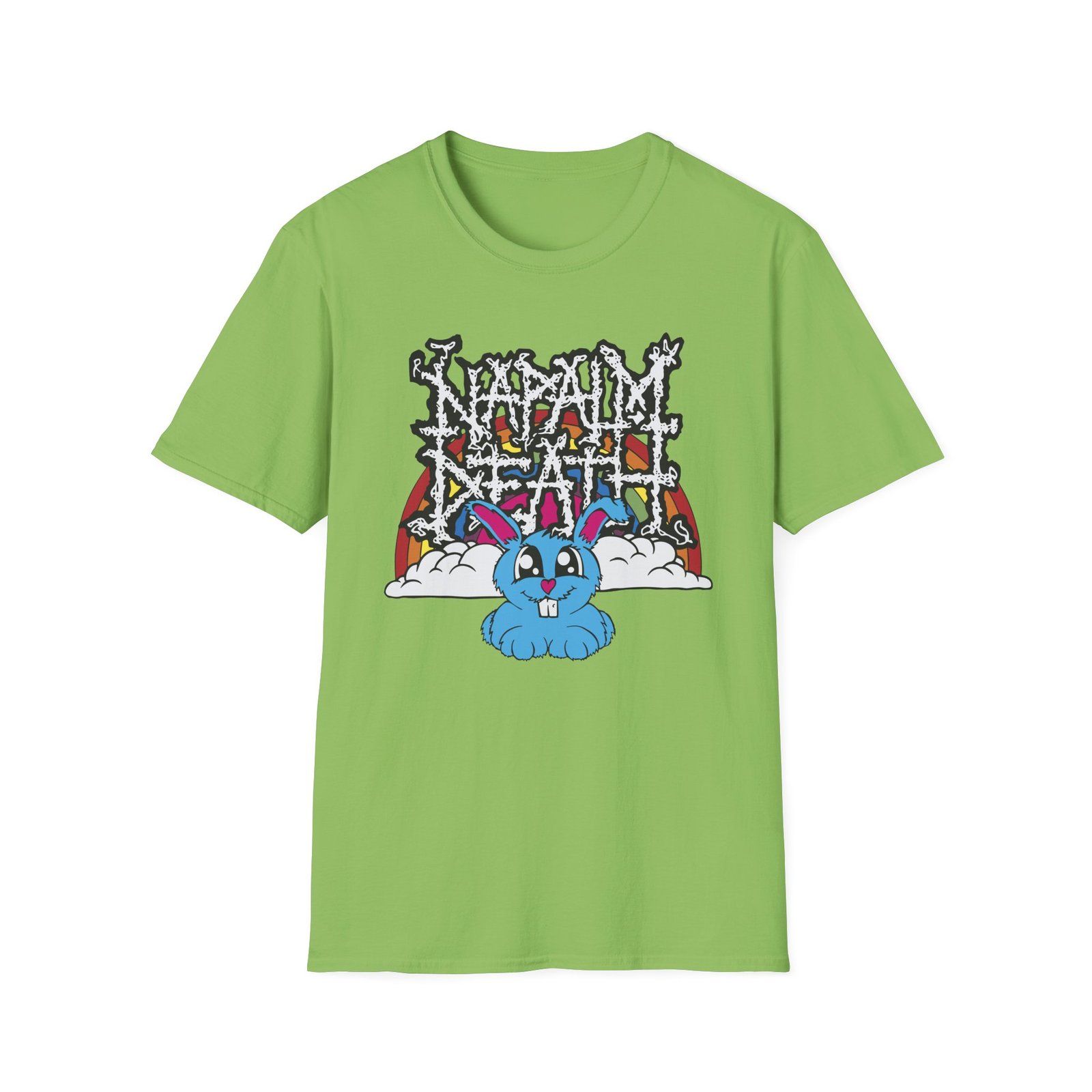 Napalm Death Rainbow Unisex Softstyle T-Shirt