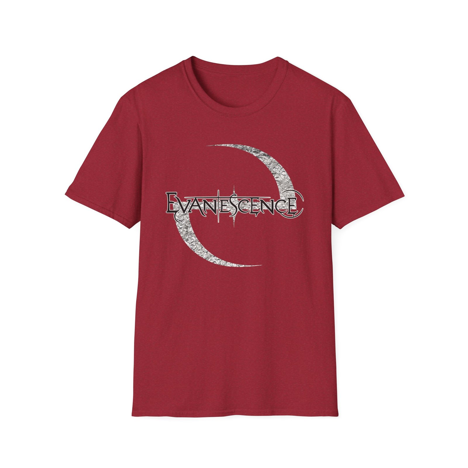 Evanescence Distressed Logo Unisex Softstyle T-Shirt