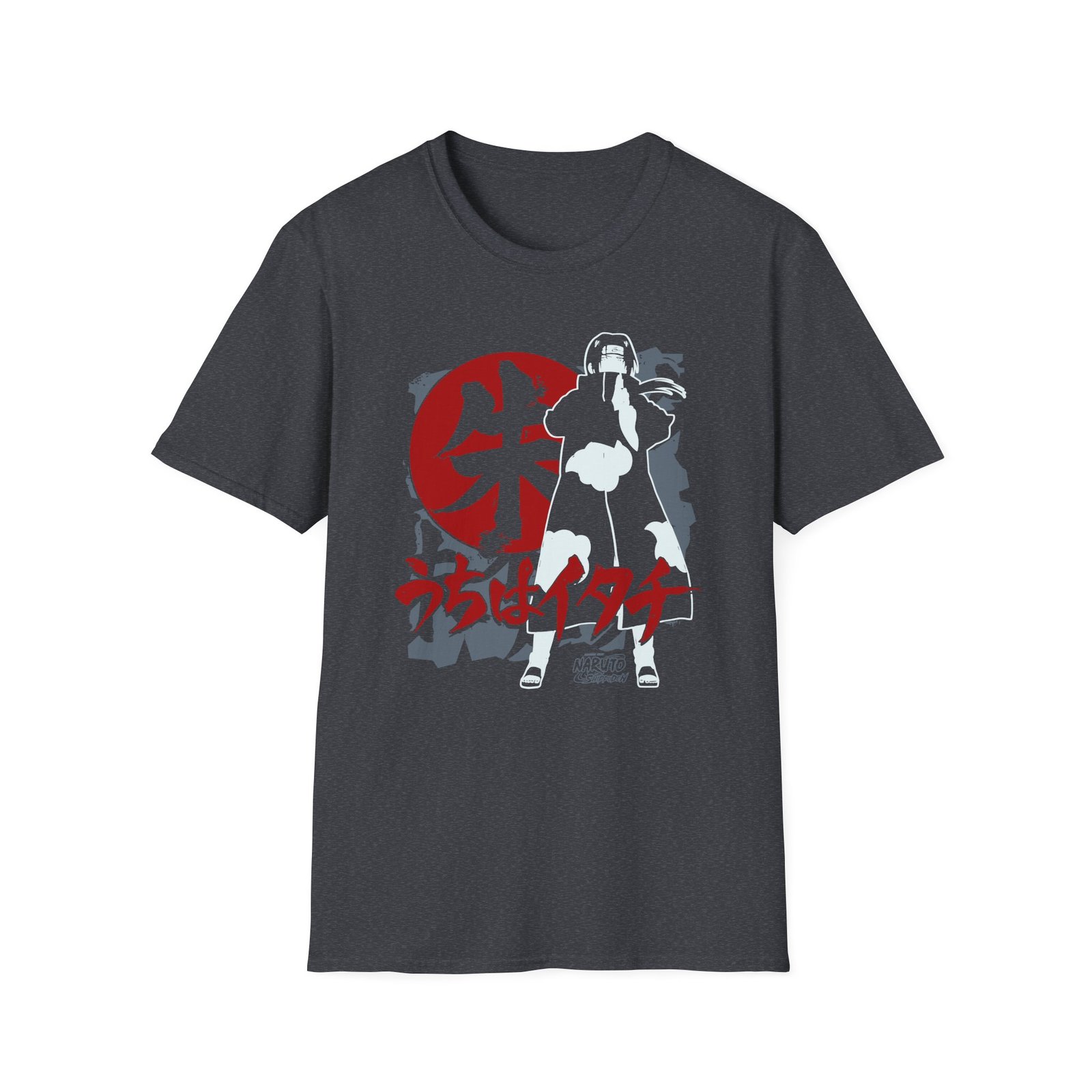 Naruto Itachi Uchiha Akatsuki Unisex Softstyle T-Shirt