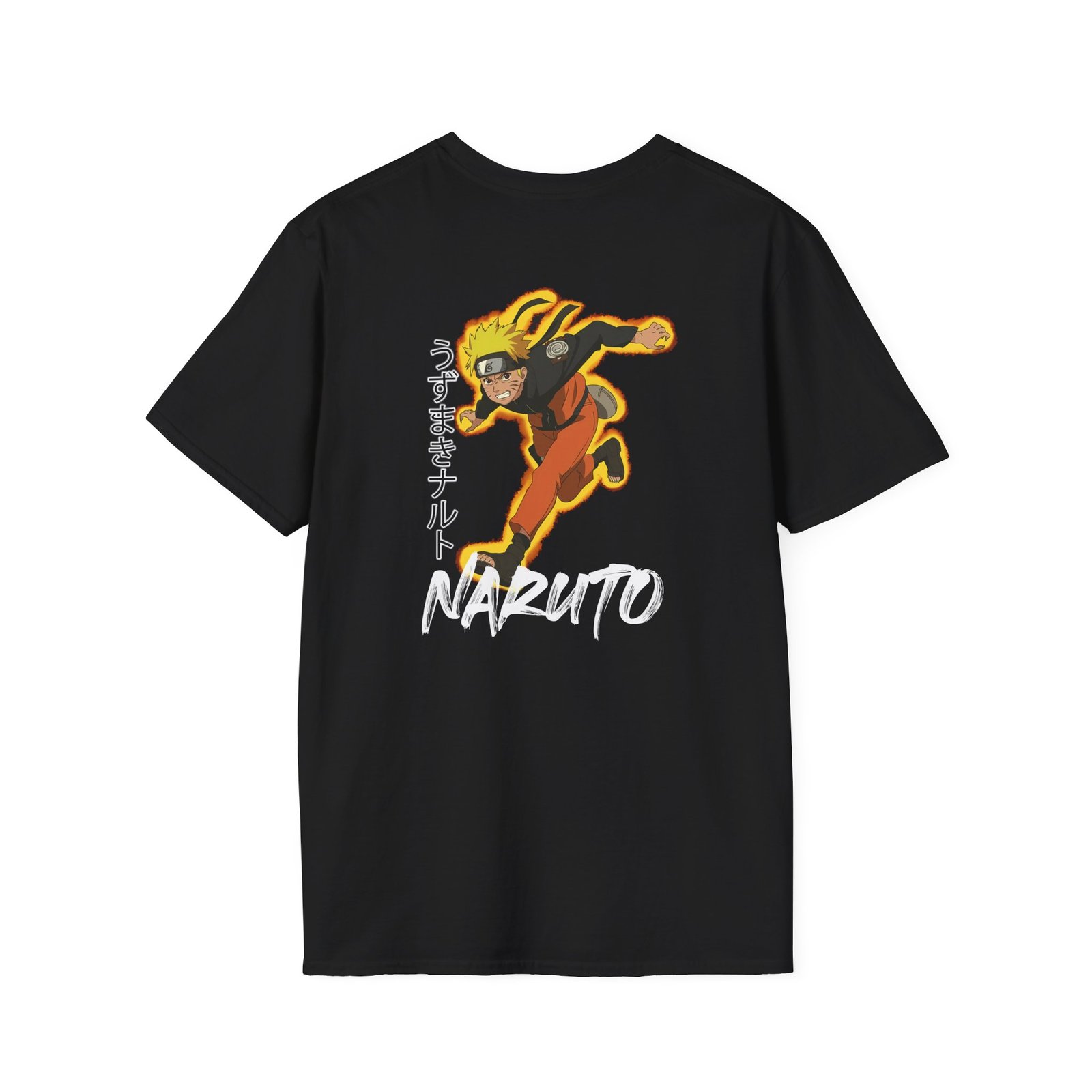 Naruto Uzumaki Run Unisex Softstyle T-Shirt