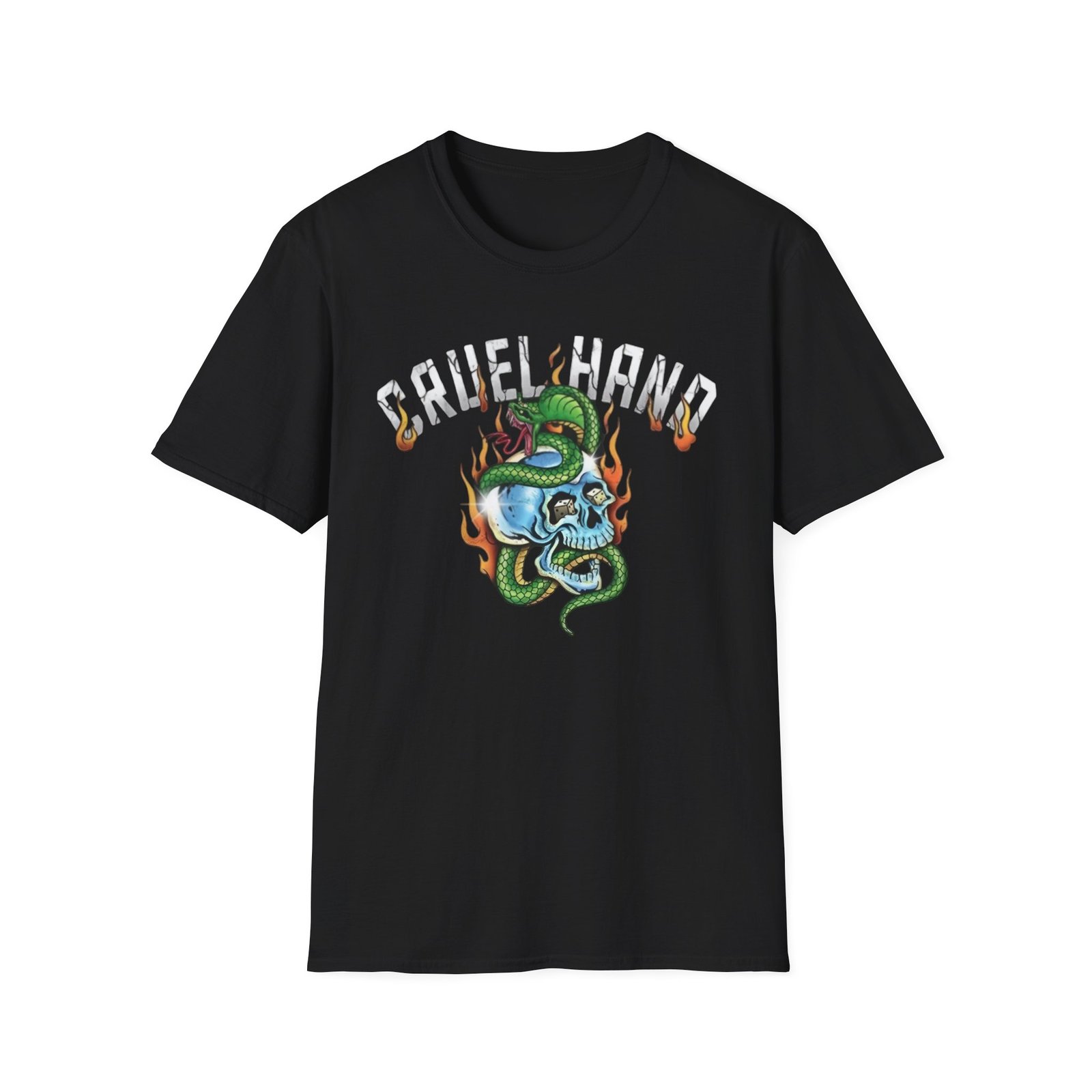 Cruel Hand Cobra Color unisex softstyle t-shirt