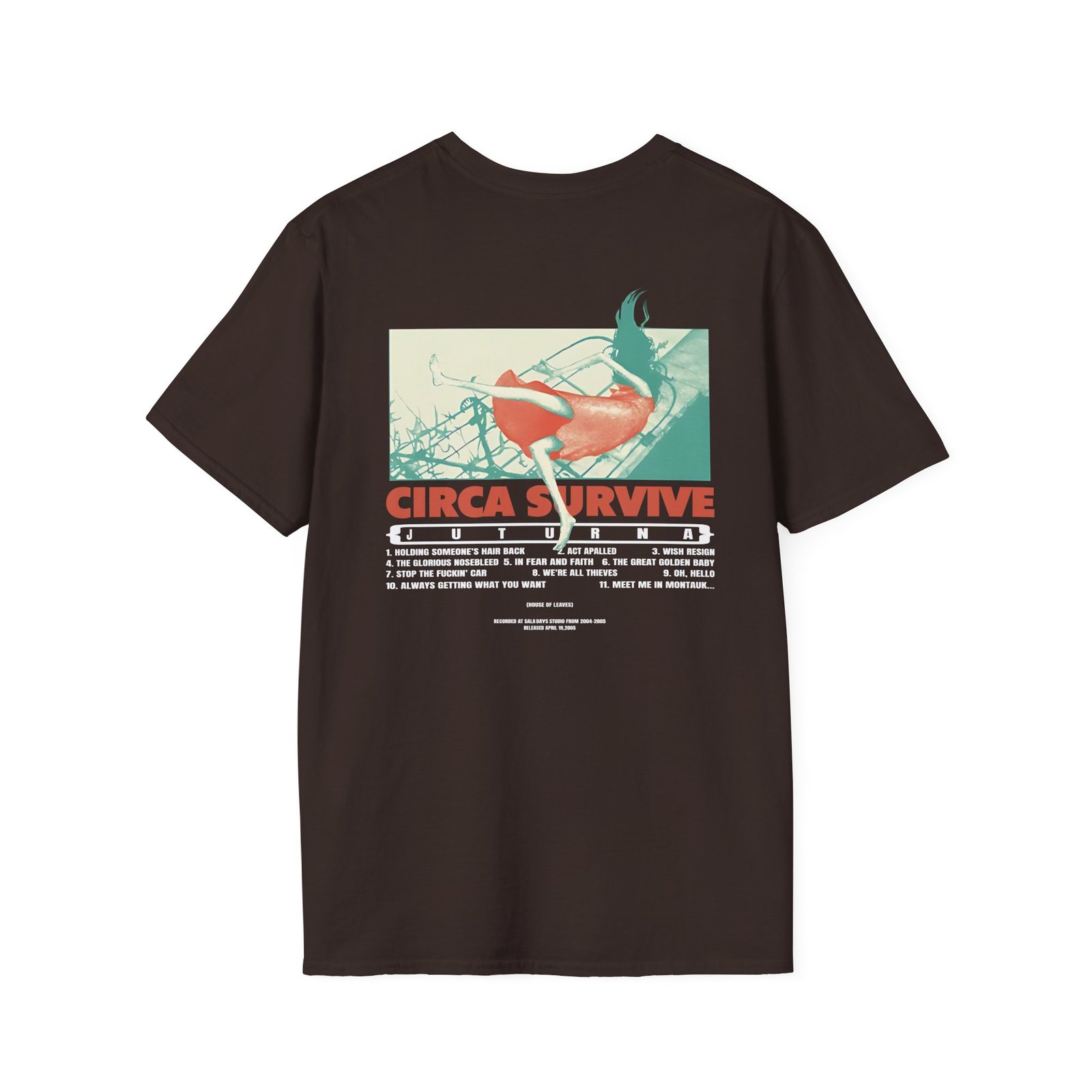 Circa Survive Juturna Tracklist Unisex Softstyle T-Shirt