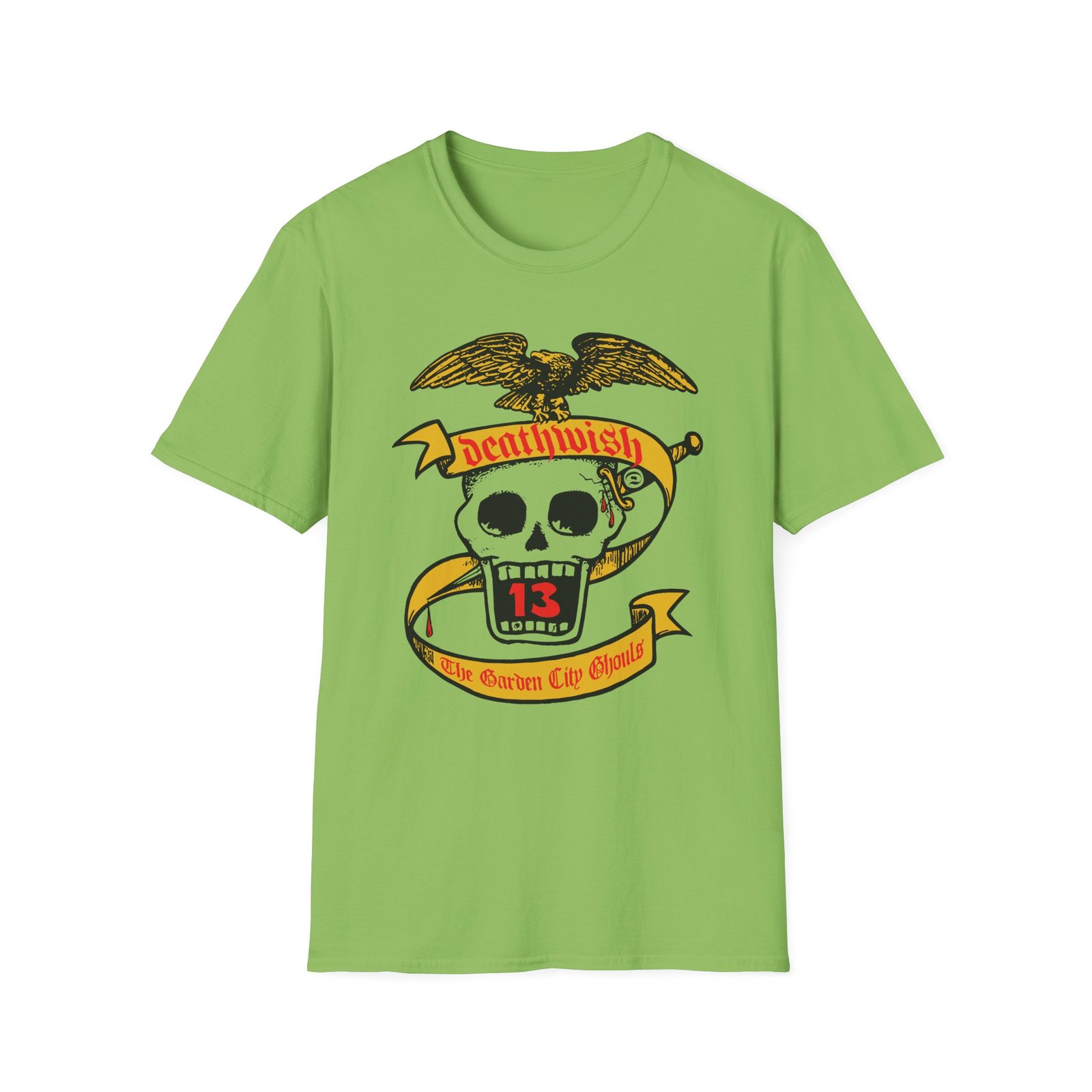 Deathwish the Garden City Ghouls unisex softstyle t-shirt
