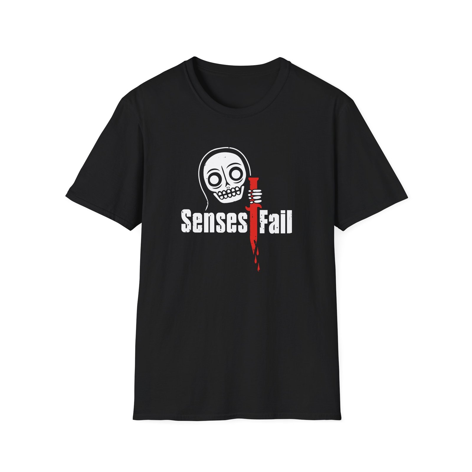 Senses Fail Knife Unisex Softstyle T-Shirt