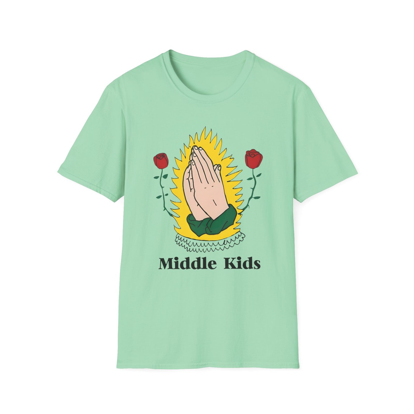 Middle Kids Praying Hands Unisex Softstyle T-Shirt