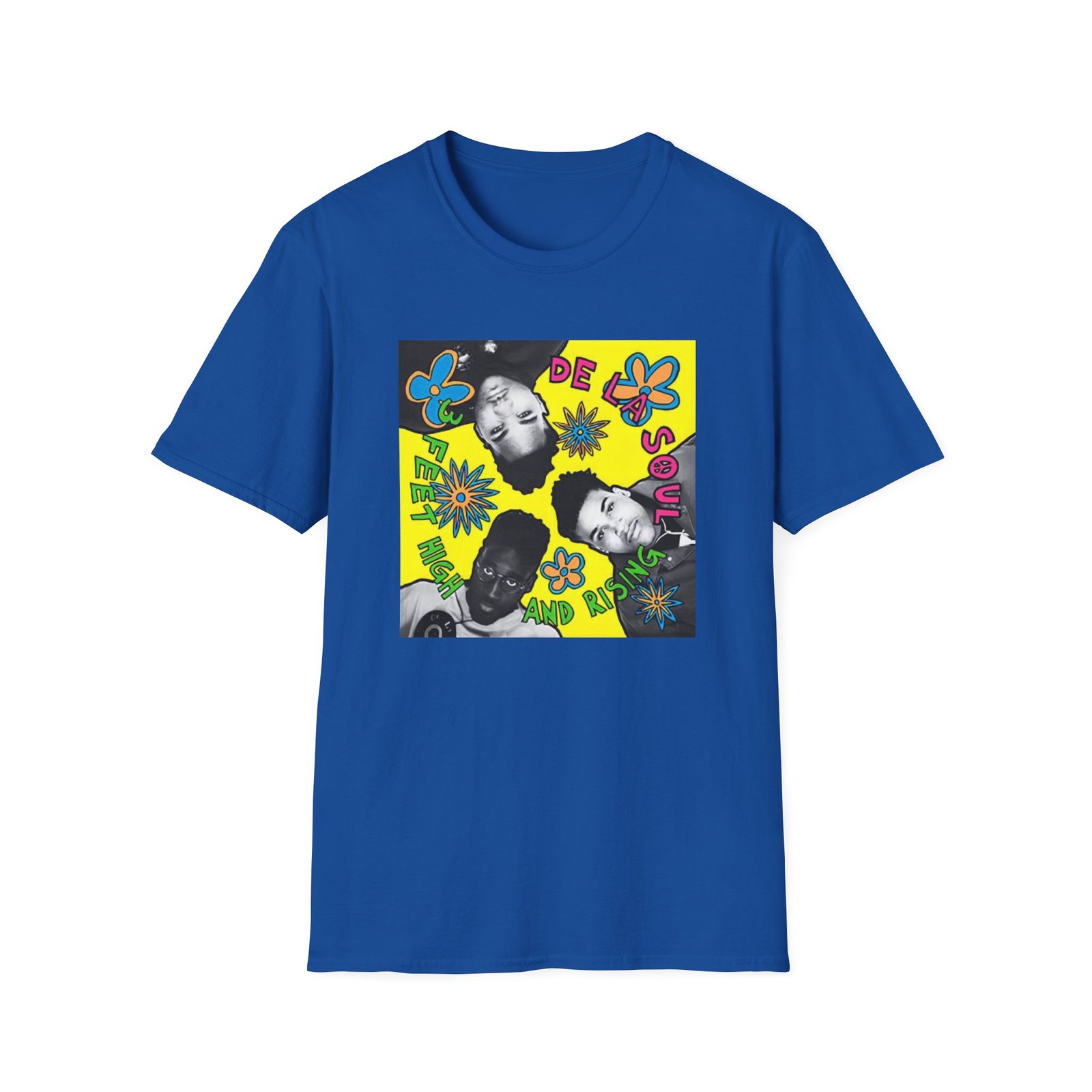 De La Soul 3 Feet High Album Cover Unisex Softstyle T-Shirt
