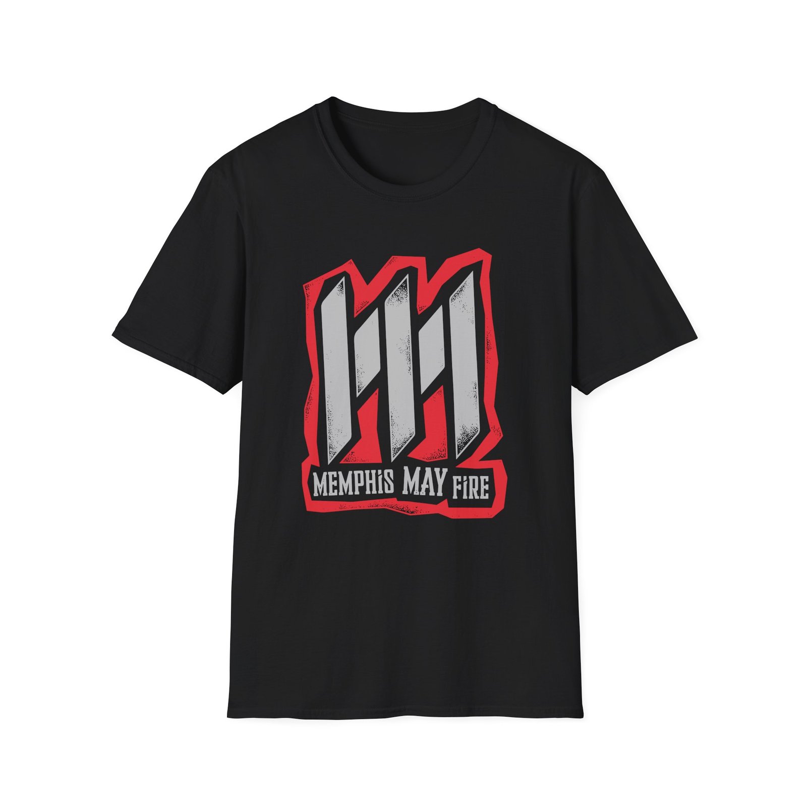 Memphis May Fire Punk M Unisex Softstyle T-Shirt