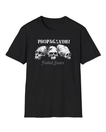 Propagandhi Failed States Skulls Unisex Softstyle T-Shirt