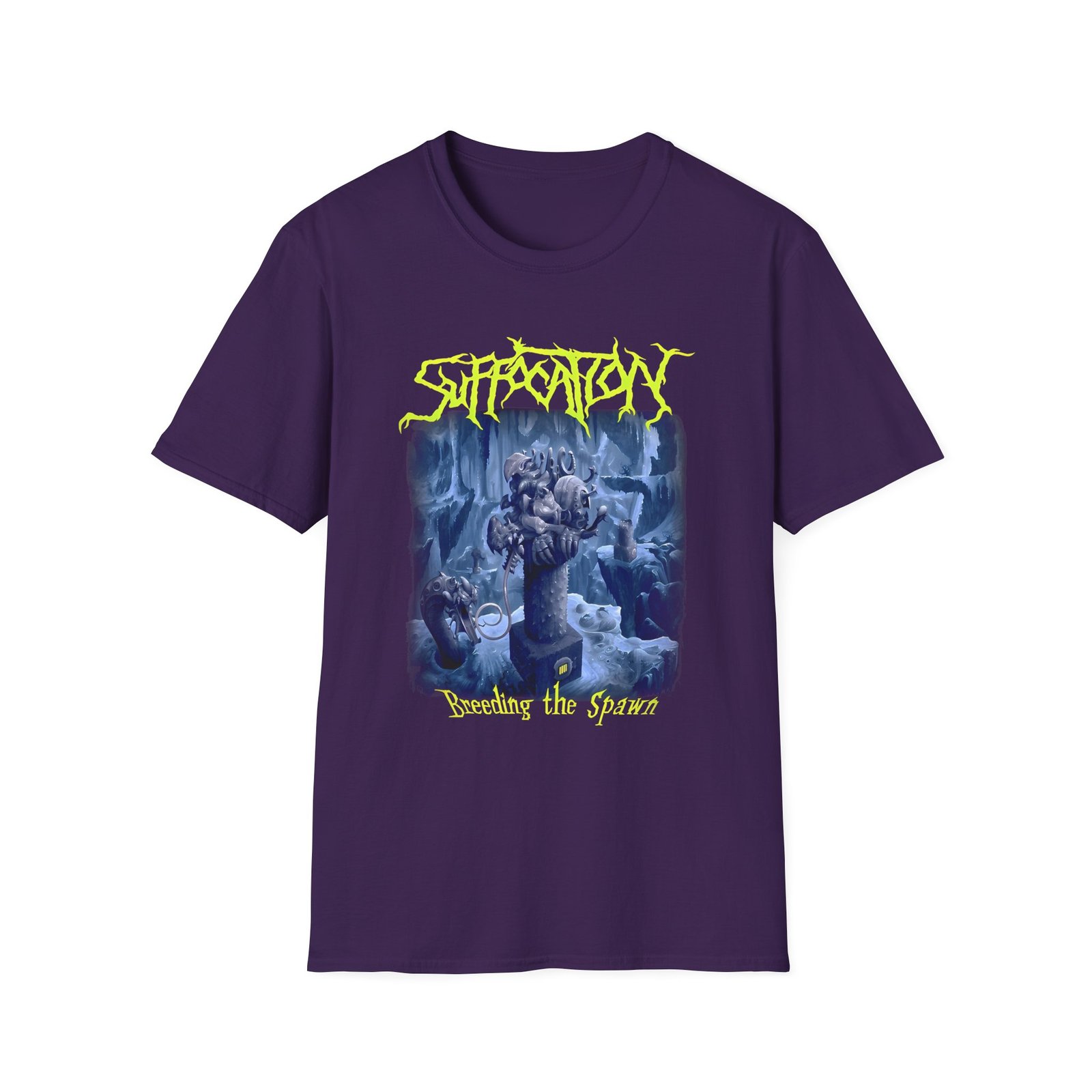 Suffocation Breeding The Spawn Unisex Softstyle T-Shirt