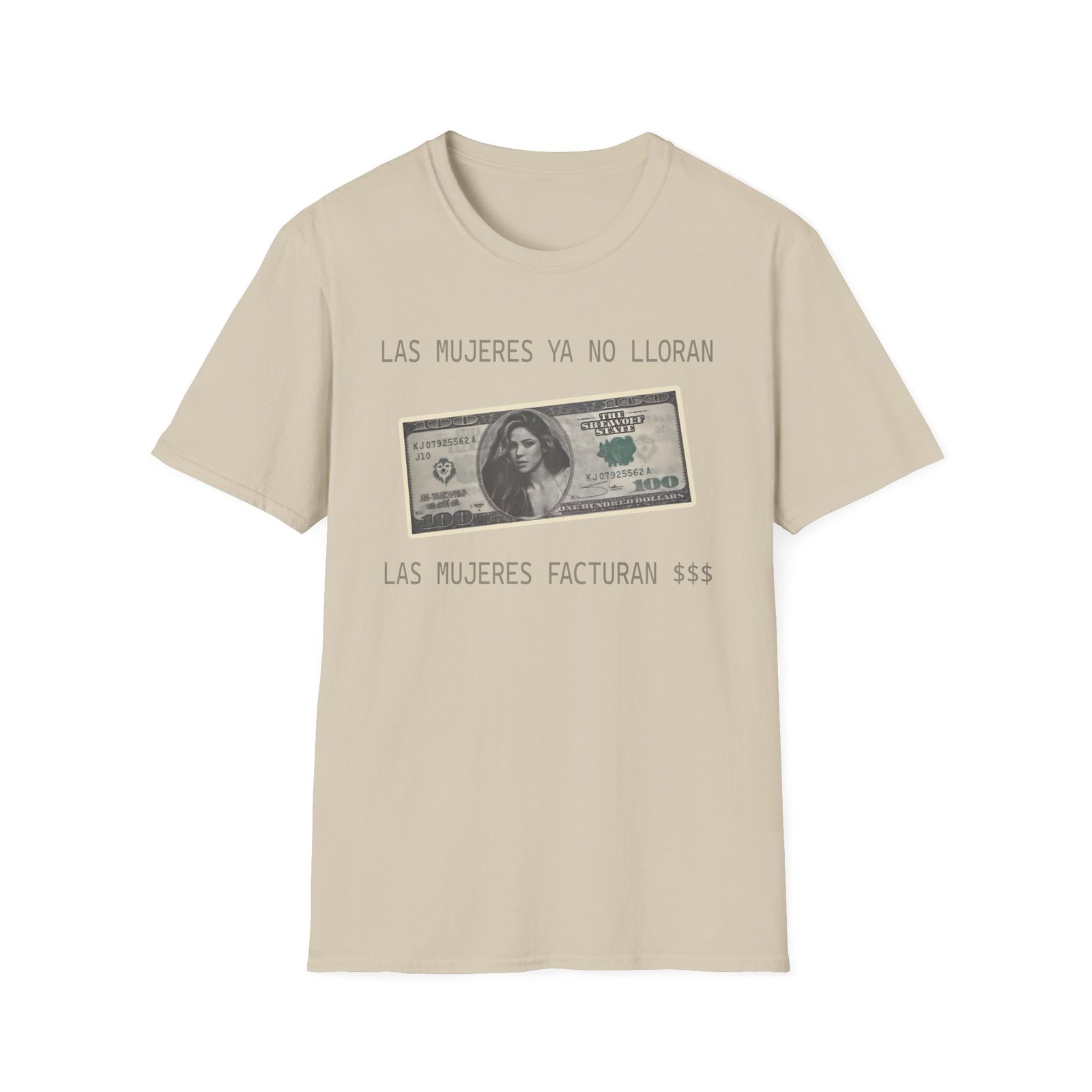 Shakira Dollar Bill Unisex Softstyle T-Shirt