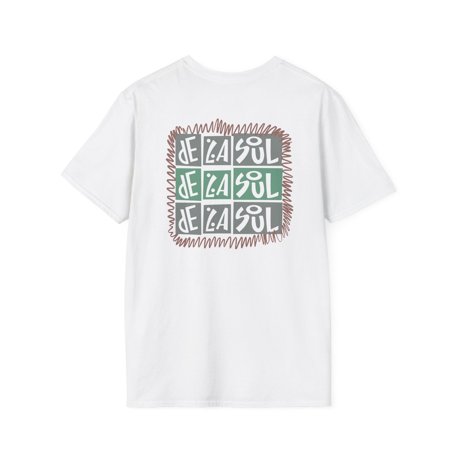 De La Soul Repeating Logo Unisex Softstyle T-Shirt