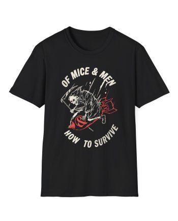 Of Mice and Men Reaper Bomb Unisex Softstyle T-Shirt