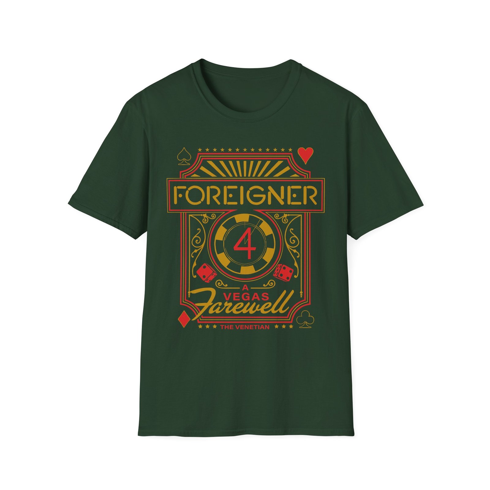 Foreigner Vegas Event Unisex Softstyle T-Shirt