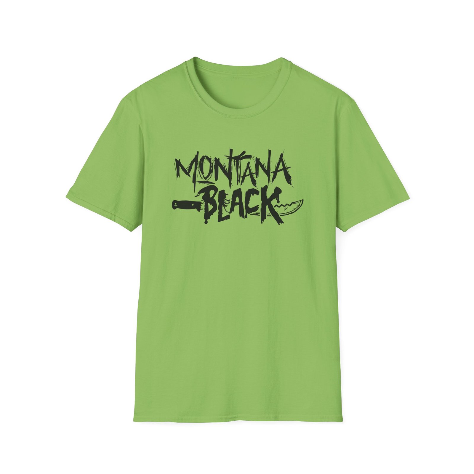 Montana Black Unisex Softstyle T-Shirt