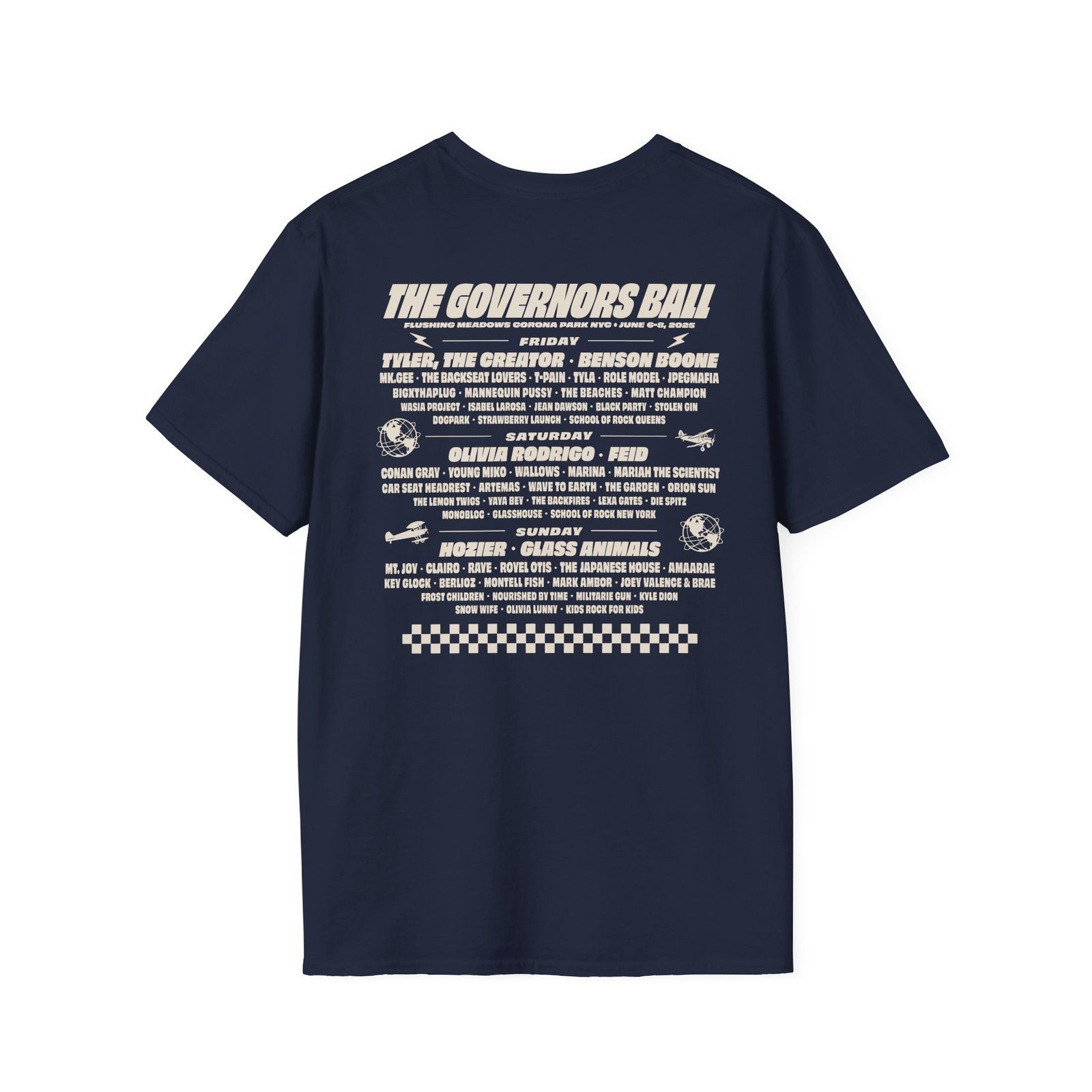 Gov Ball Gov Bop Lineup Unisex Softstyle T-Shirt