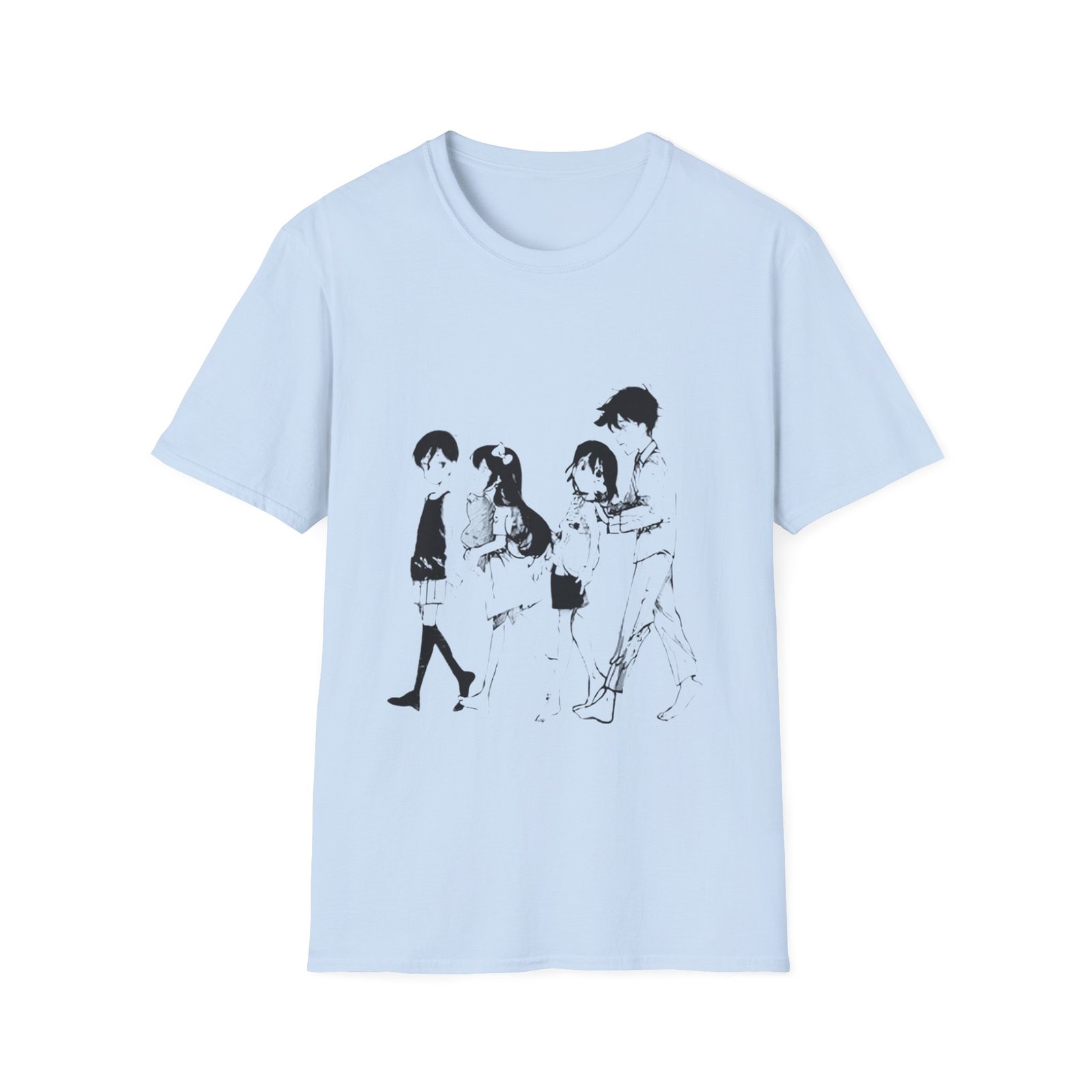 Omori Walk Along Unisex Softstyle T-Shirt