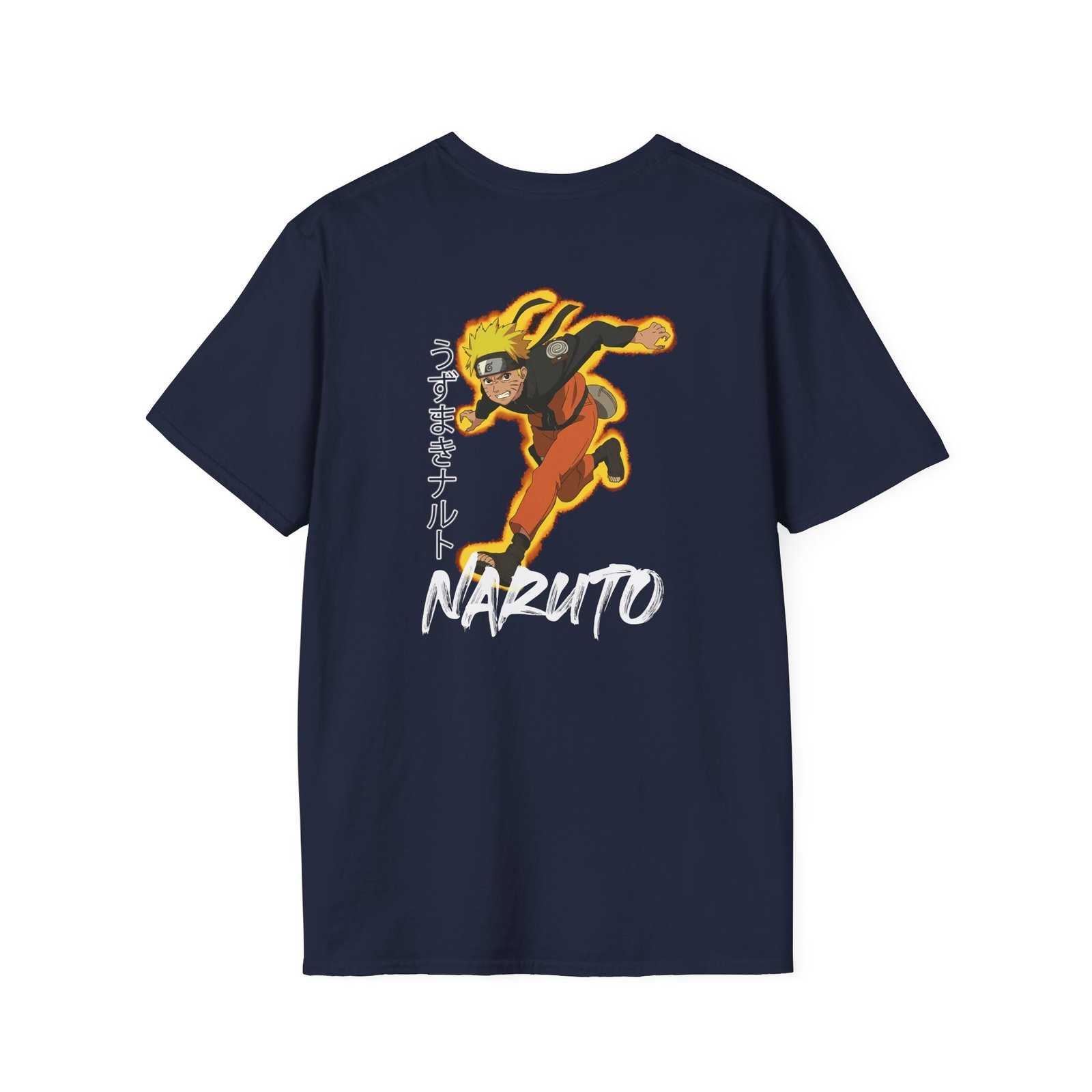 Naruto Uzumaki Run Unisex Softstyle T-Shirt