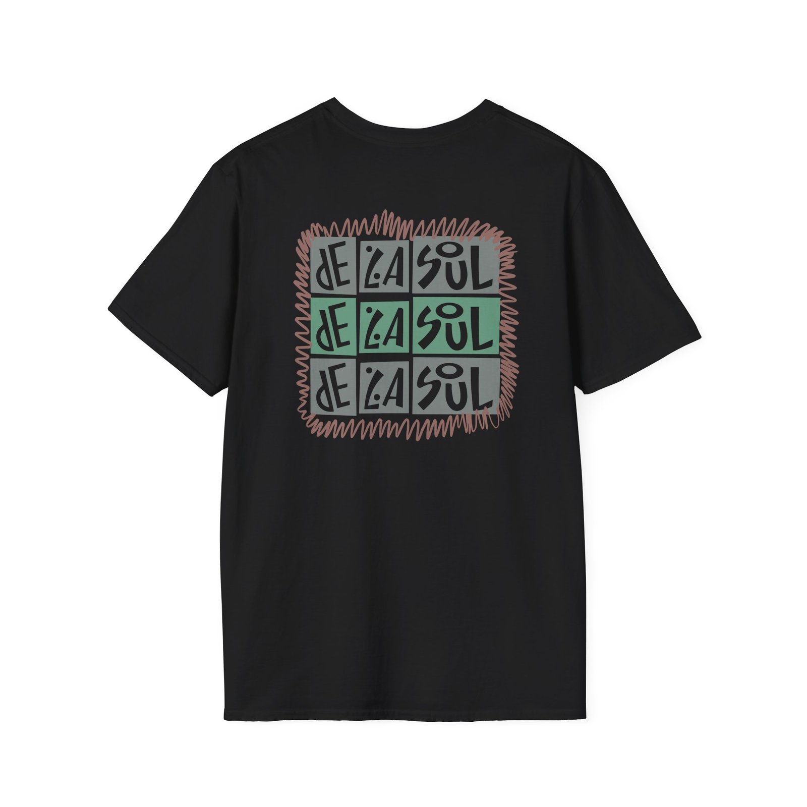 De La Soul Repeating Logo Unisex Softstyle T-Shirt