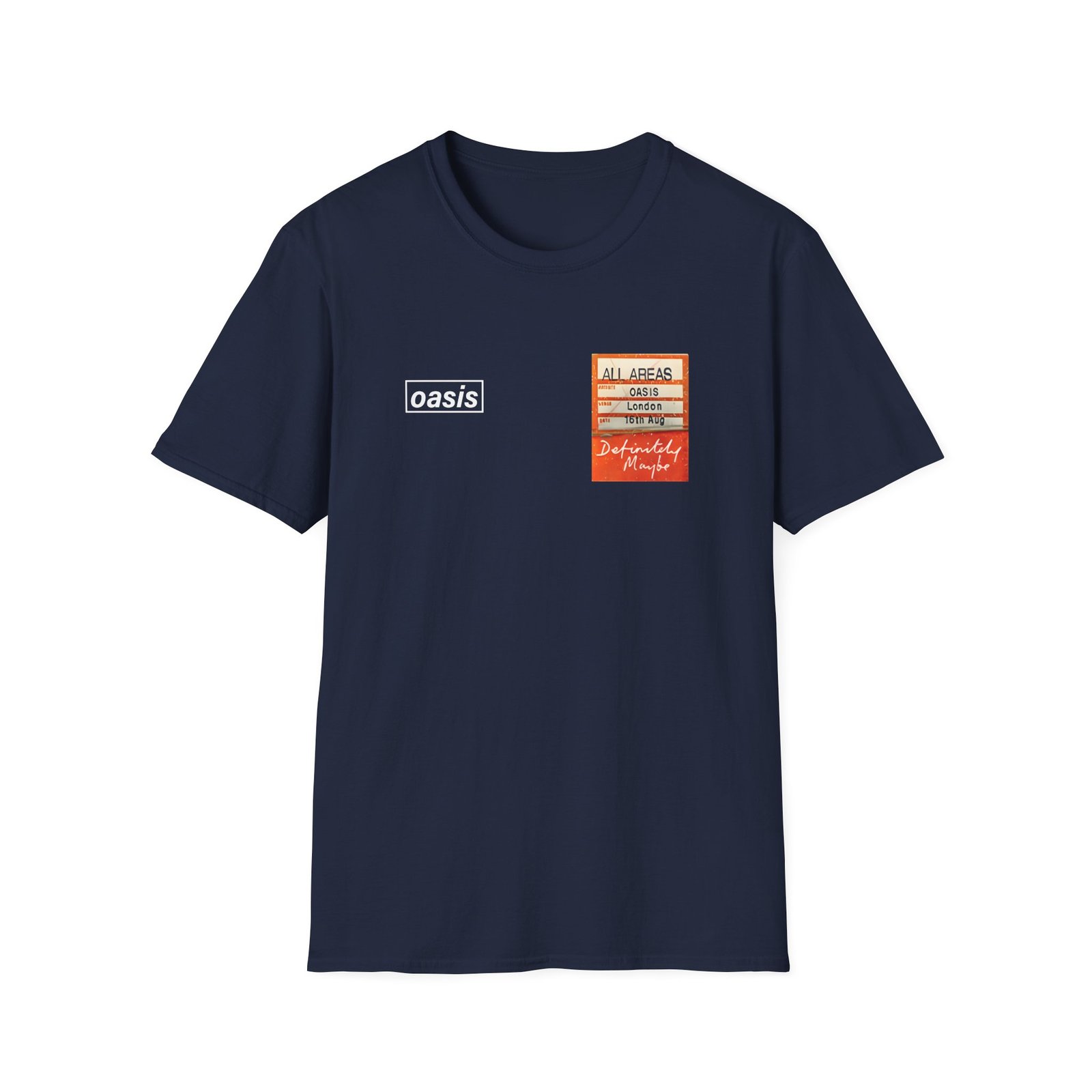 Oasis Setlist Unisex Softstyle T-Shirt