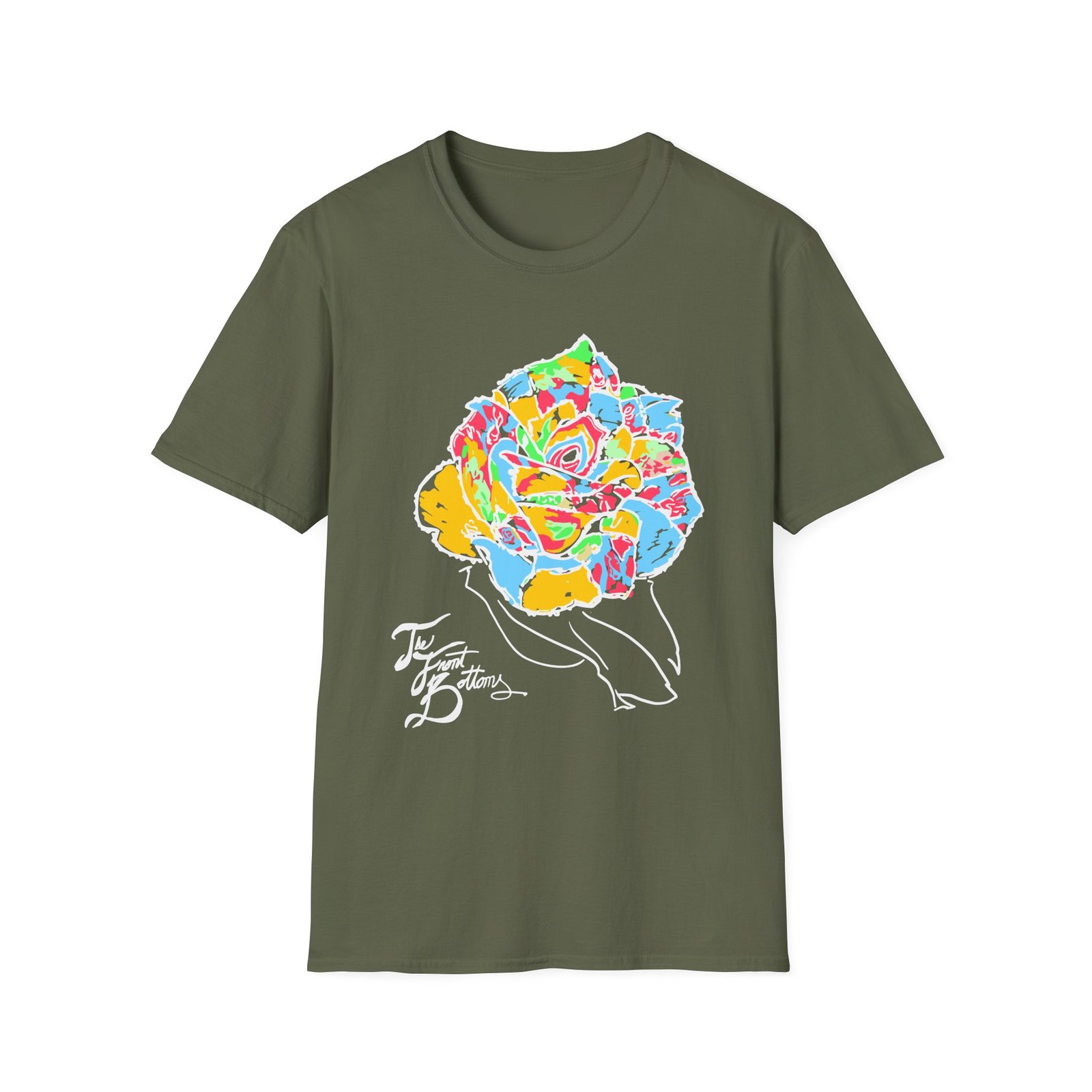 The Front Bottoms Rose Bouquet Unisex Softstyle T-Shirt