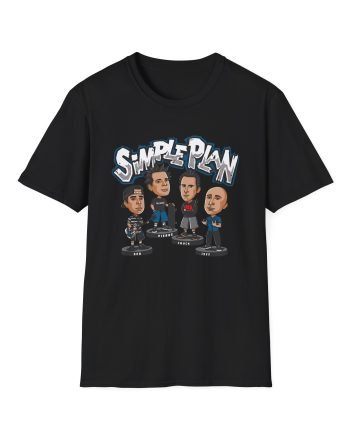 Simple Plan Bobblehead Unisex Softstyle T-Shirt