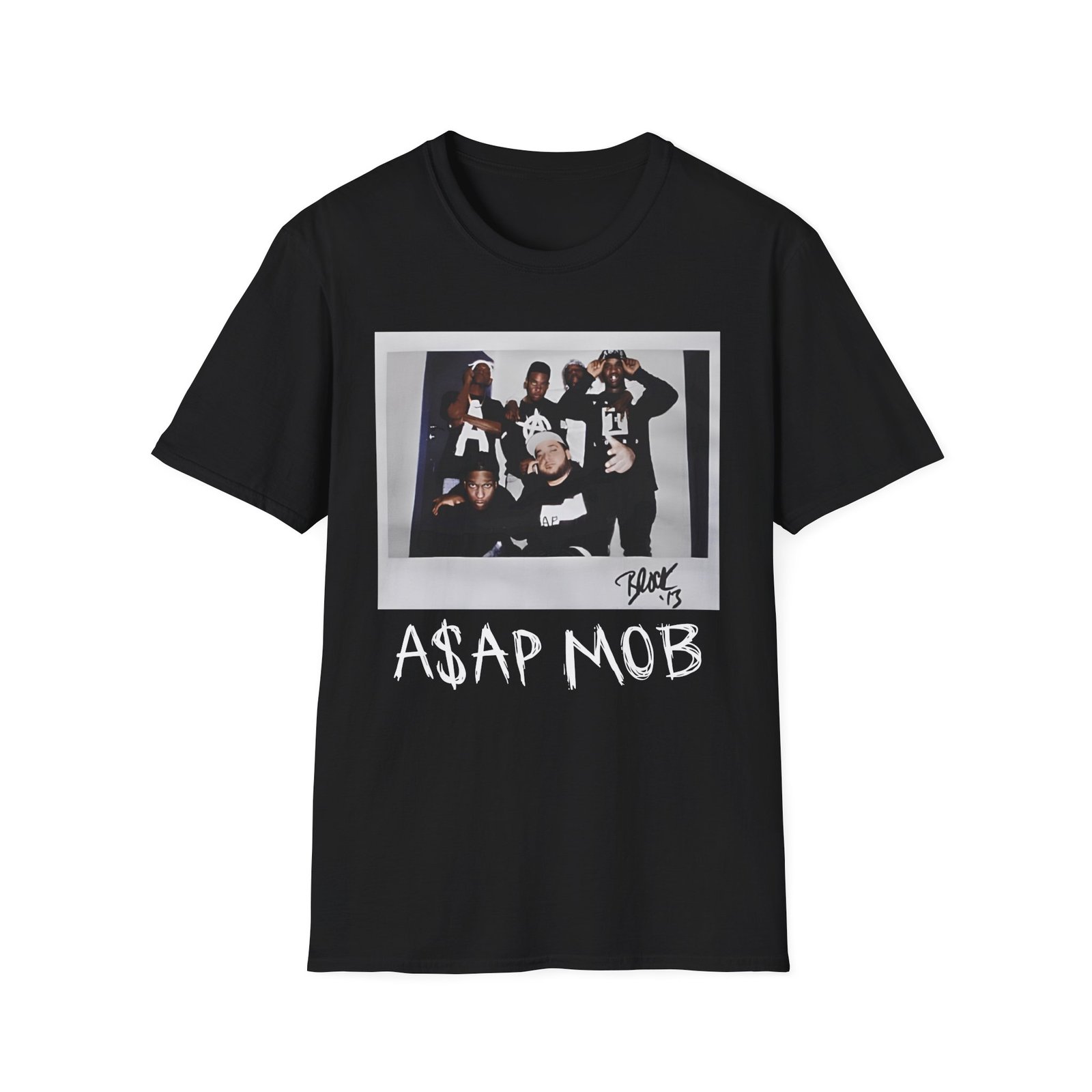 ASAP Rocky Mob Og 2015 Block 13 Unisex Softstyle T-Shirt