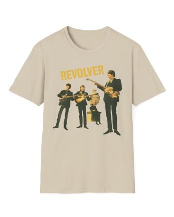 The Beatles Revolver Band Photo Unisex Softstyle T-Shirt