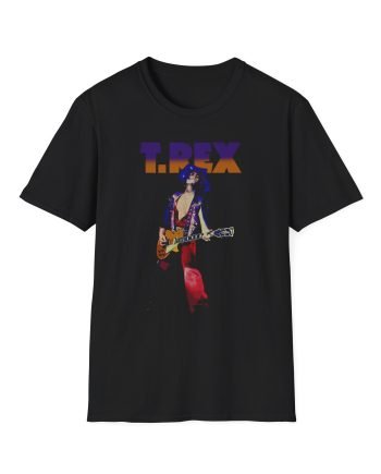 T Rex Rockin Unisex Softstyle T-Shirt