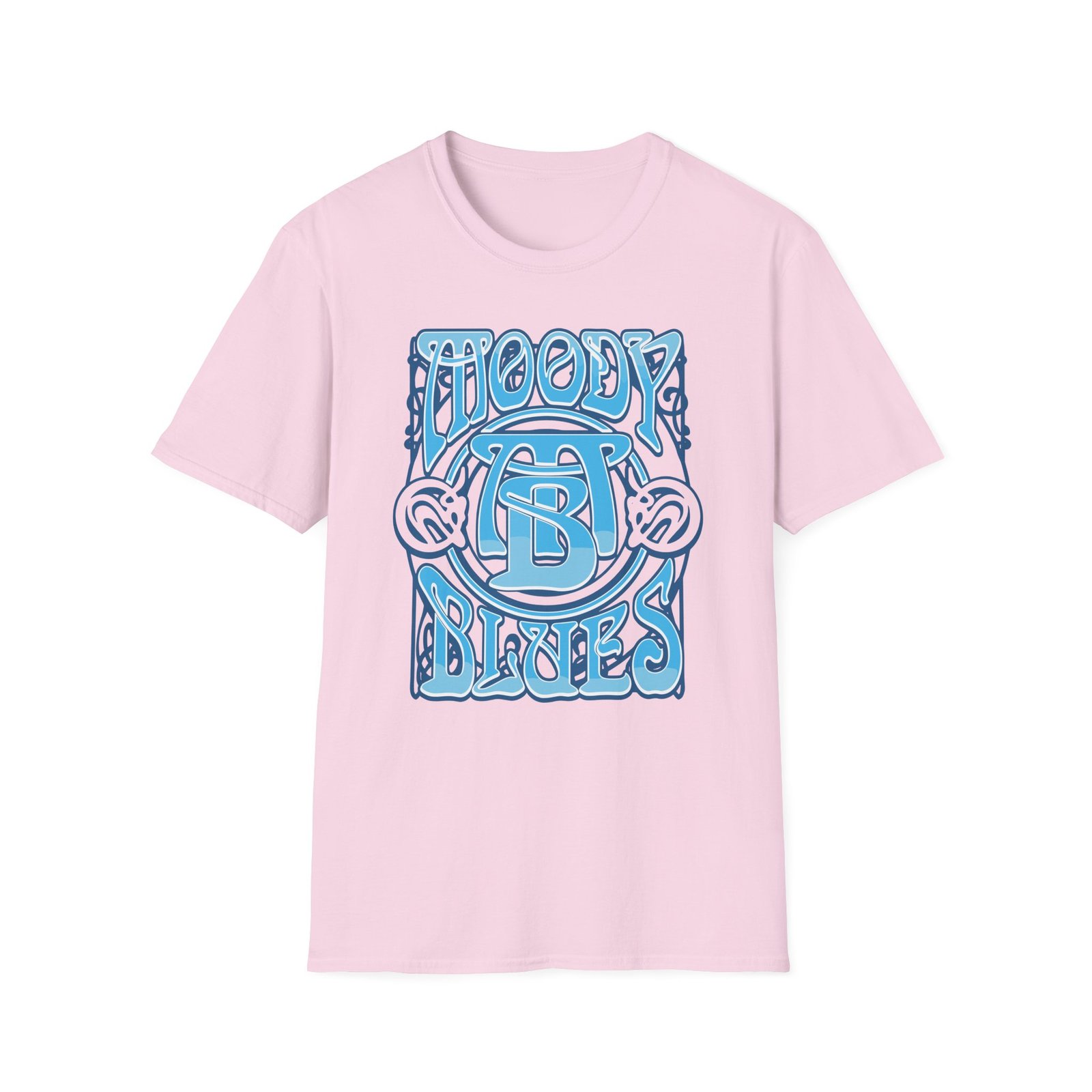 The Moody Blues Psychedelic Logo Unisex Softstyle T-Shirt