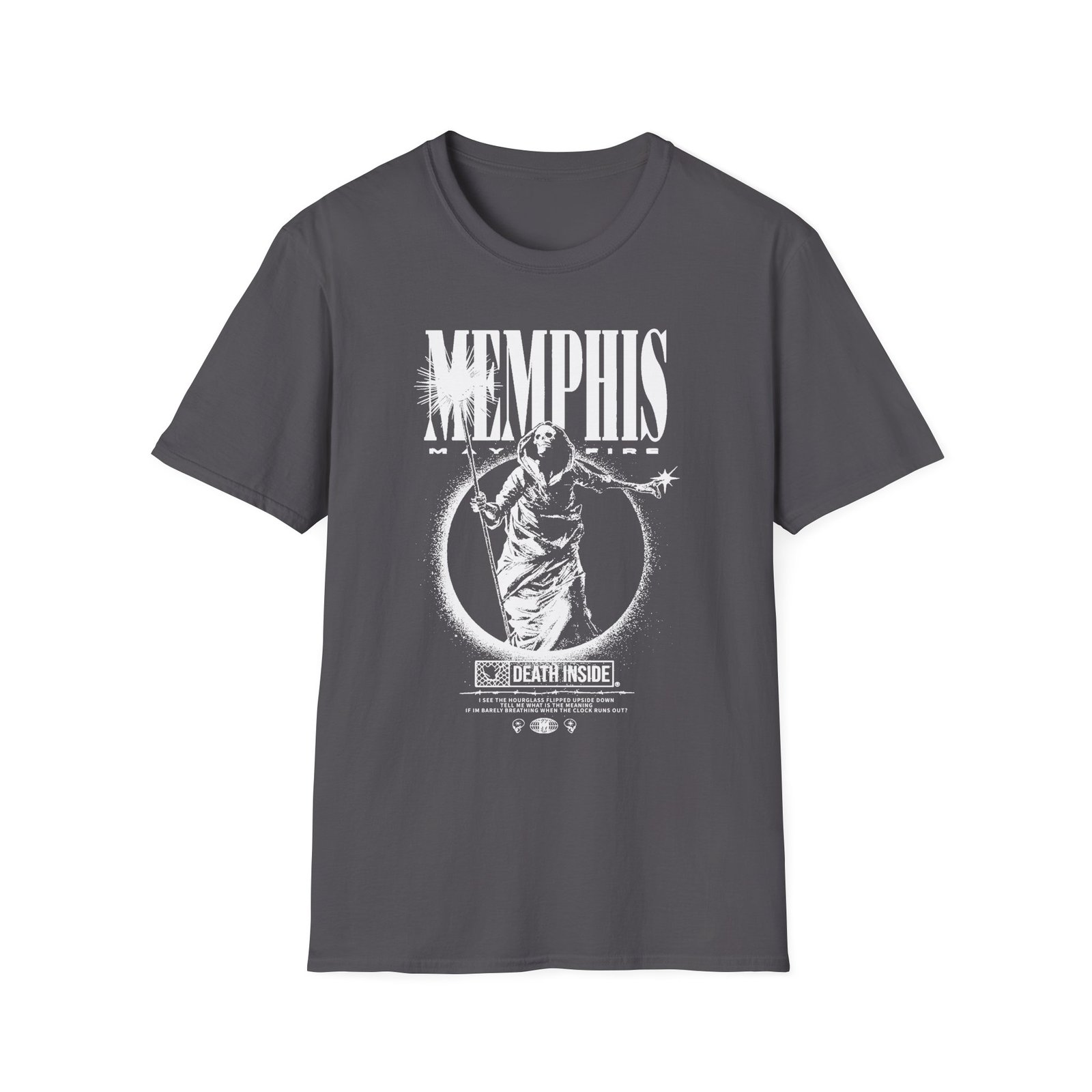 Memphis May Fire Death Staff Oxblood Unisex Softstyle T-Shirt