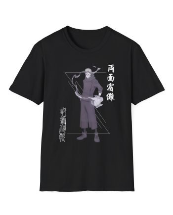 Jujutsu Kaisen Sukuna Name Unisex Softstyle T-Shirt