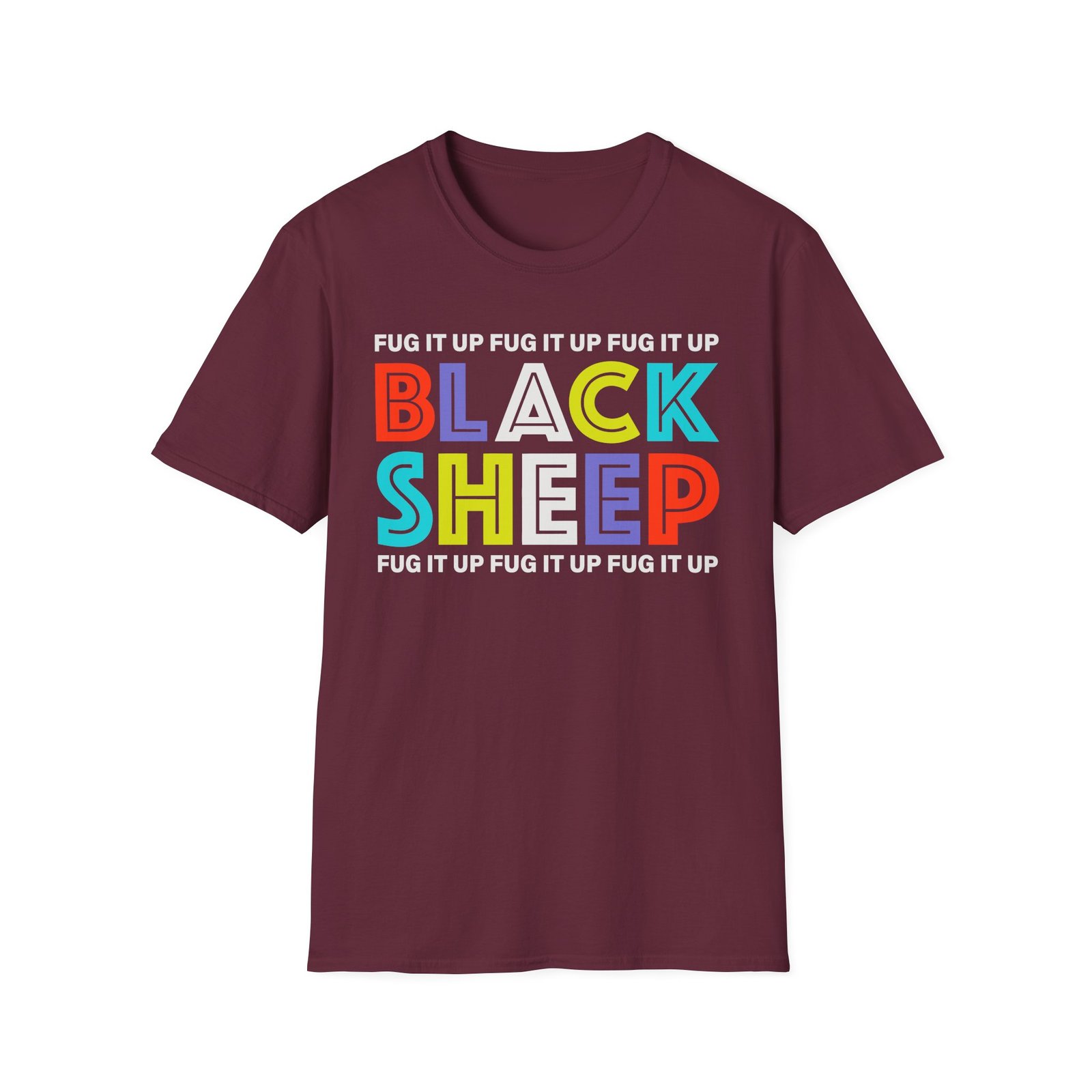 Black Sheep Fug It Up Unisex Softstyle T-Shirt