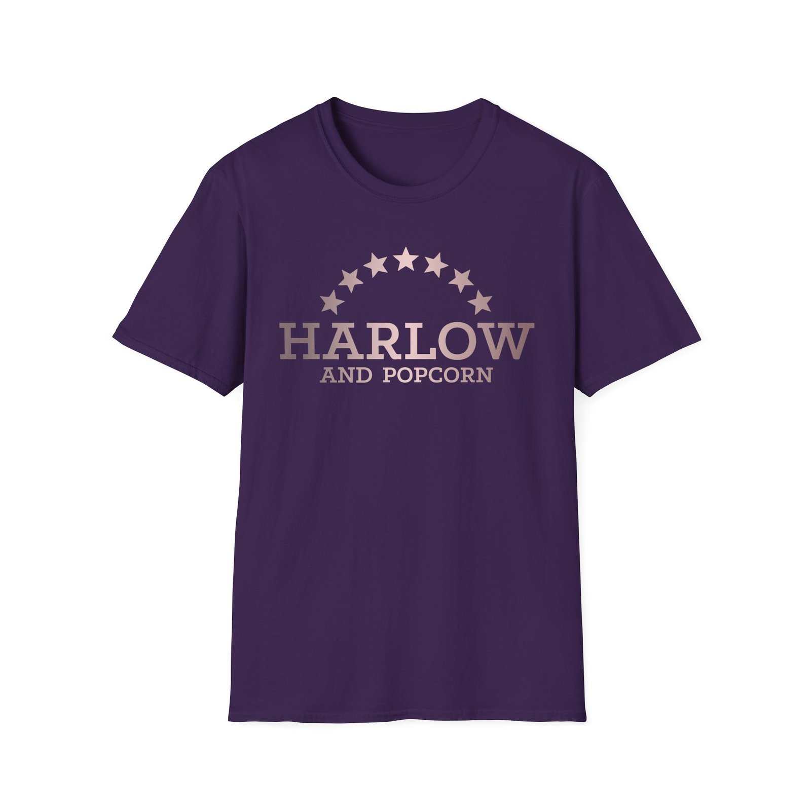 Harlow and Popcorn Unisex Softstyle T-Shirt