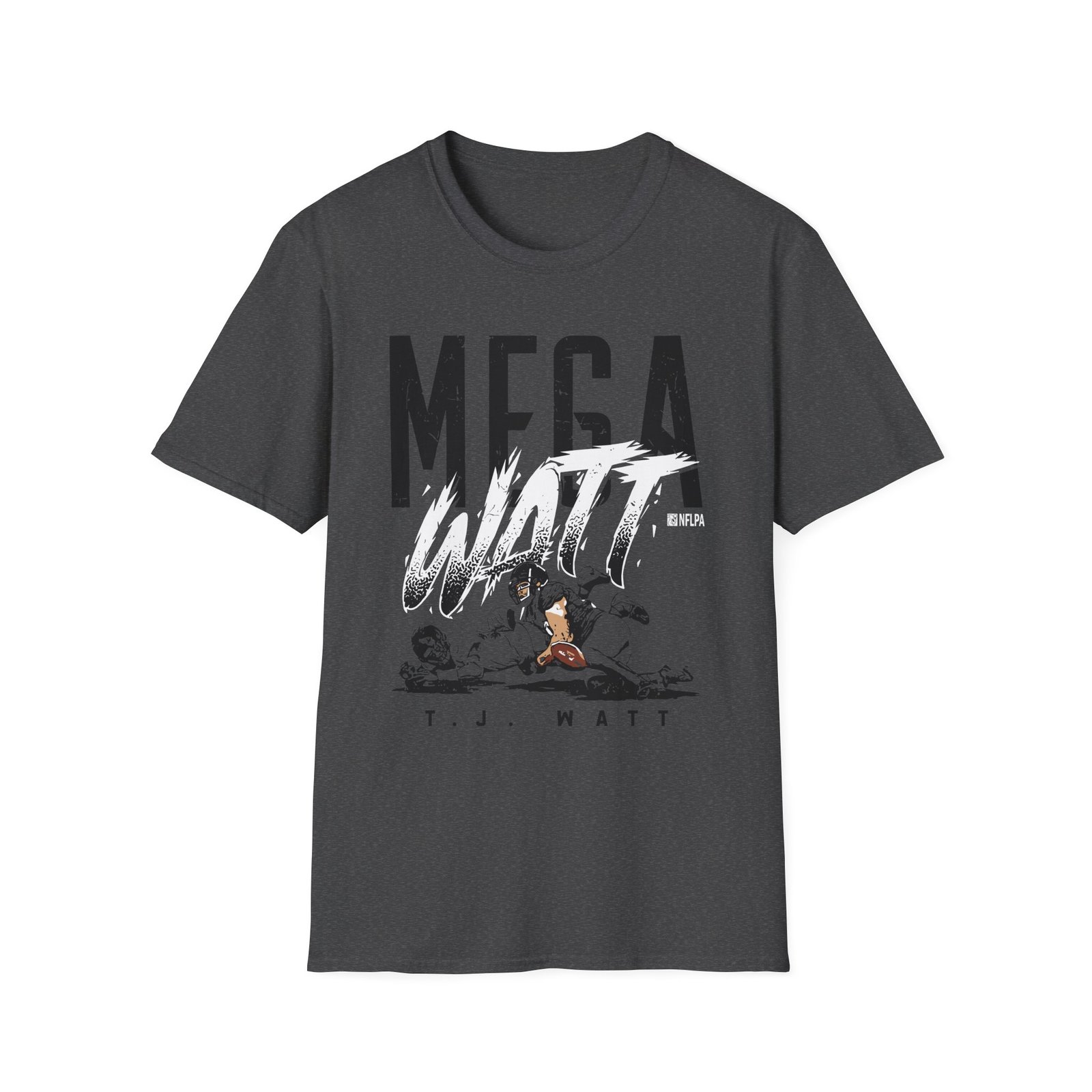 Tj Watt Mega Watt Unisex Softstyle T-Shirt