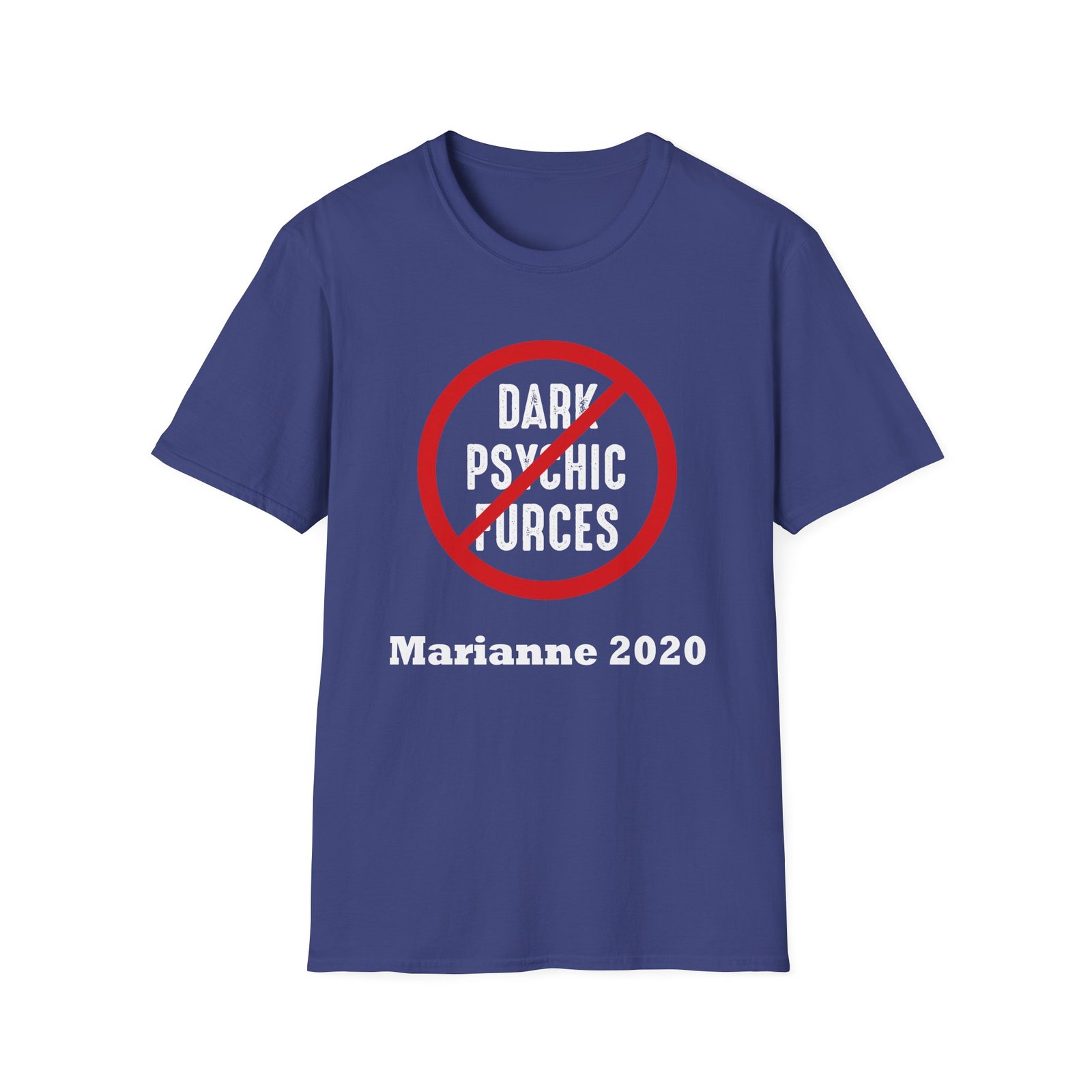 Marianne Williamson Dark Psychic Forces Unisex Softstyle T-Shirt
