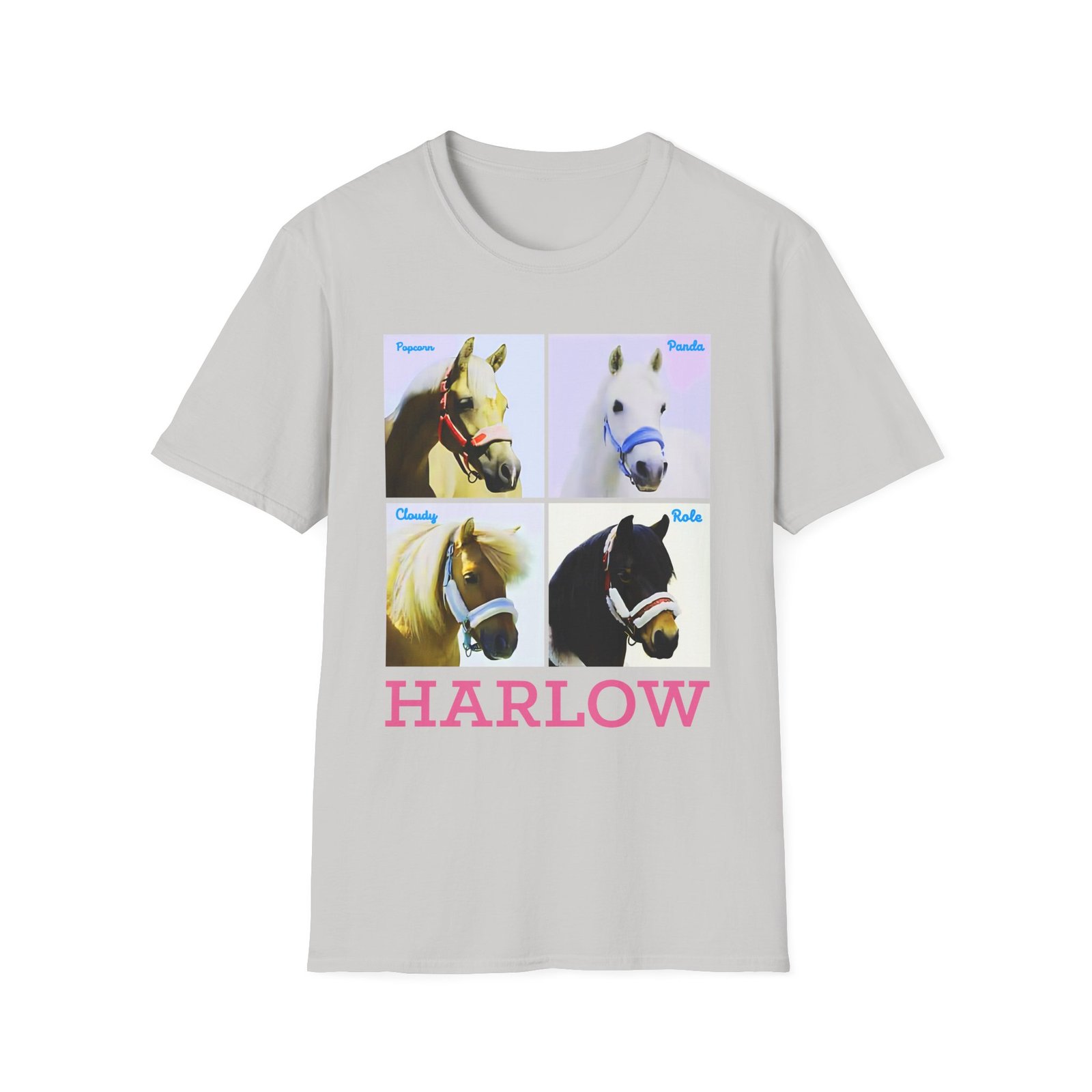 Harlow and Popcorn Unisex Softstyle T-Shirt