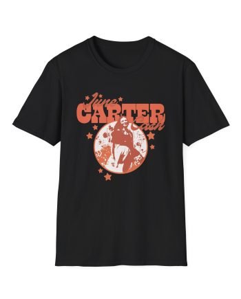 Johnny Cash June Carter Cash Portrait unisex softstyle t-shirt