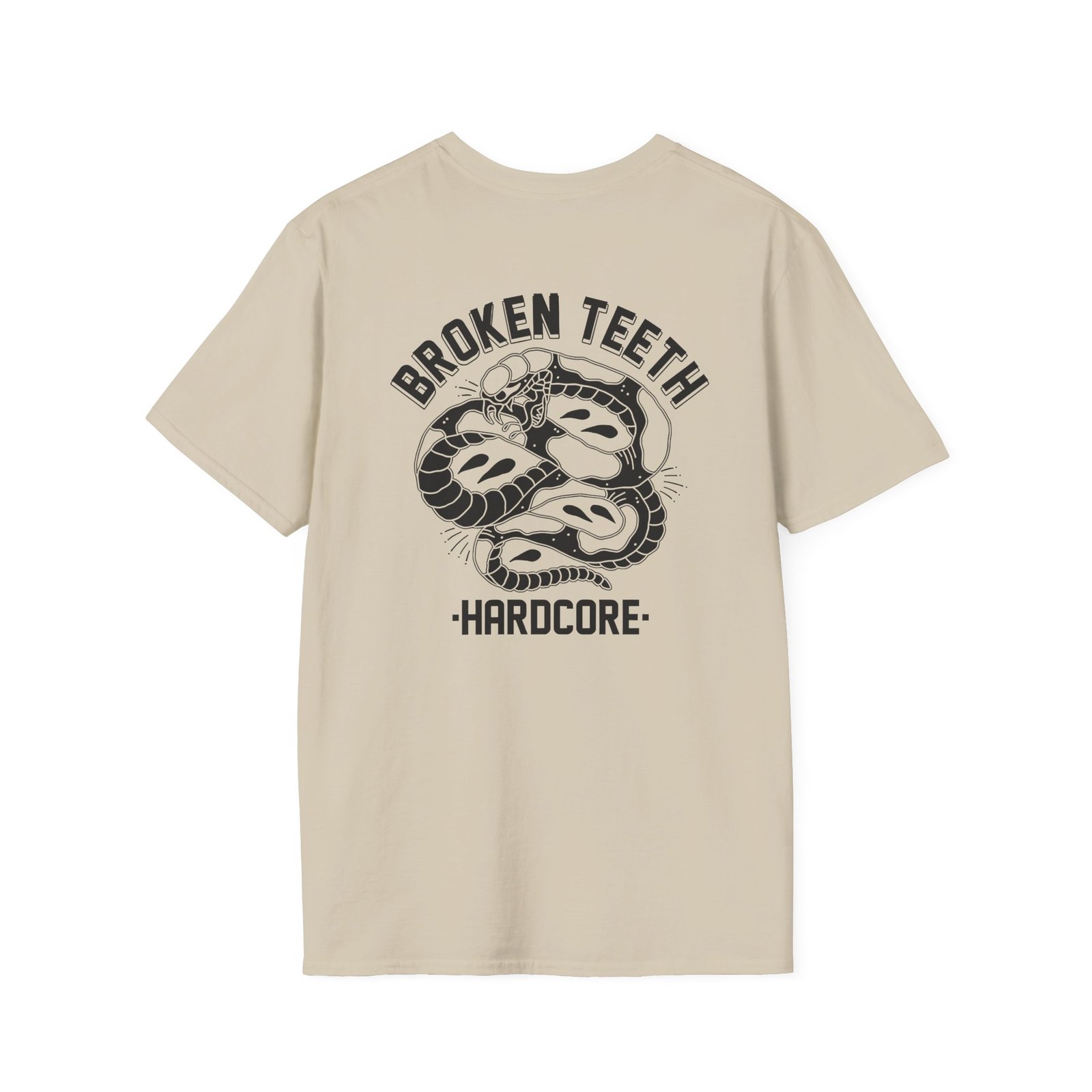 Broken Teeth Snake Unisex Softstyle T-Shirt