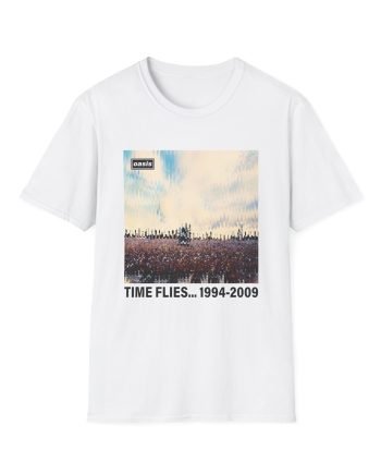 Oasis Time Flies 15th Anniversary Unisex Softstyle T-Shirt
