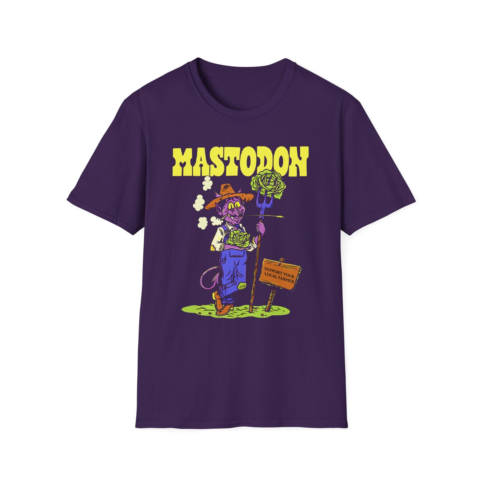 Mastodon Devil's Lettuce Unisex Softstyle T-Shirt