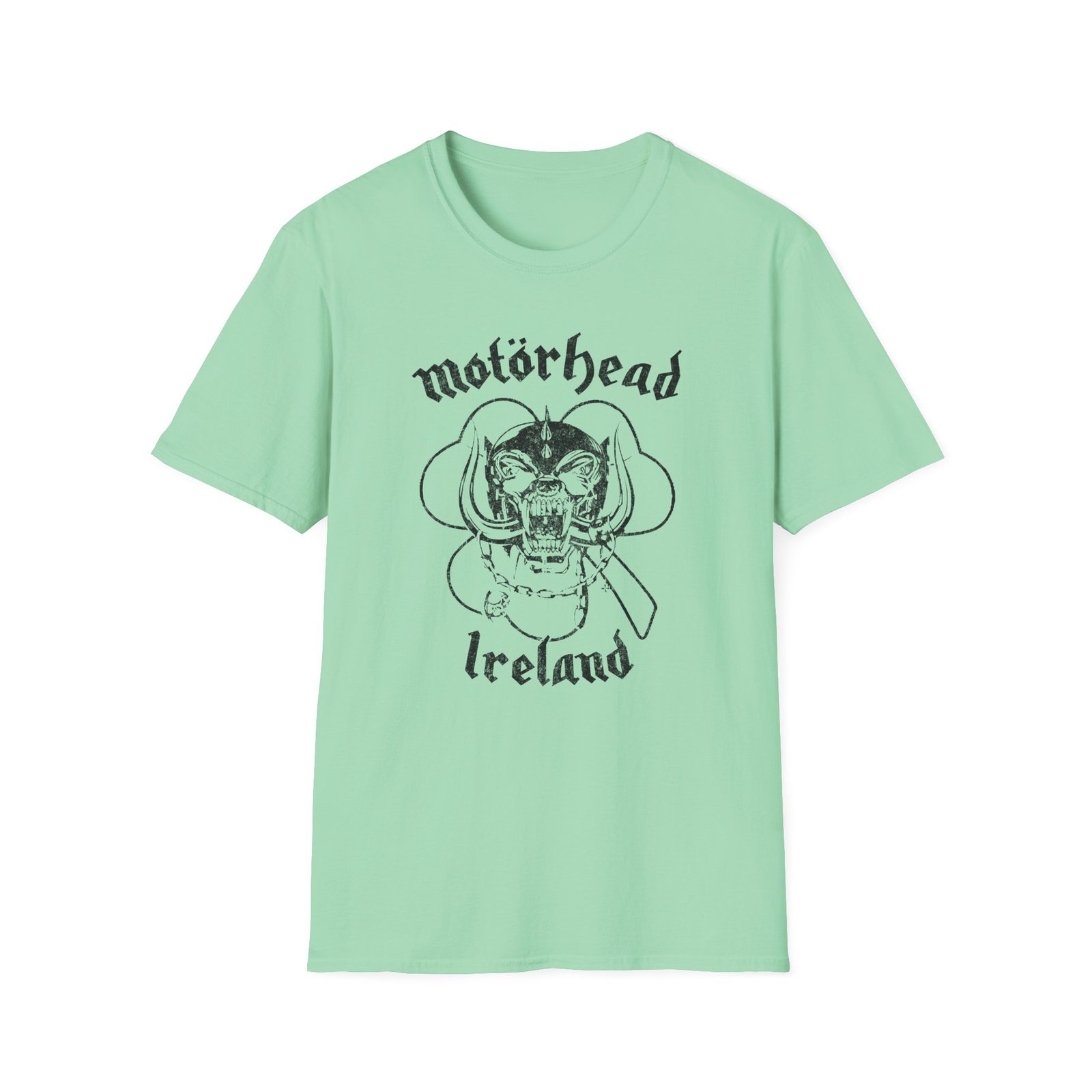 Motorhead Warpig Shamrock Unisex Softstyle T-Shirt