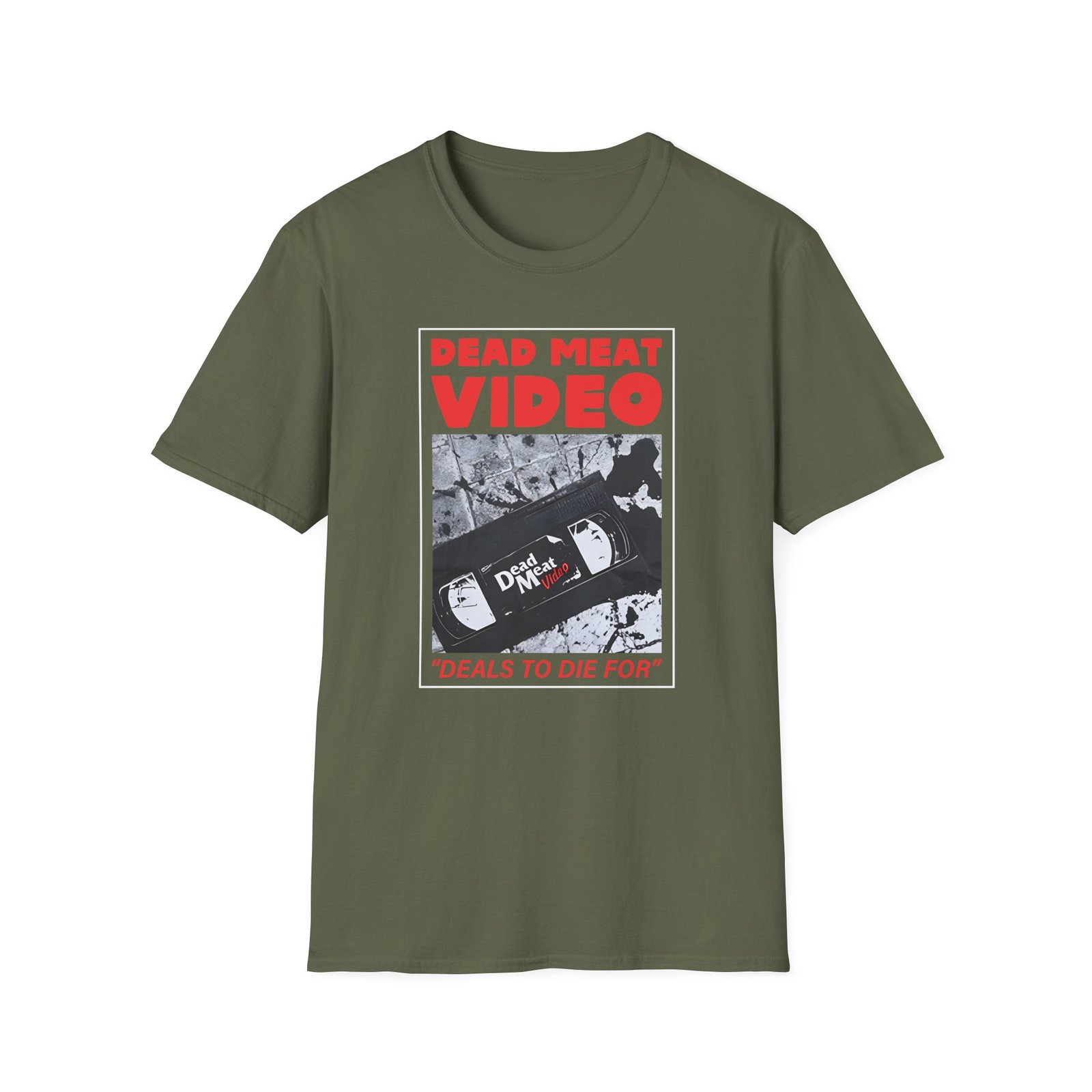Dead Meat VHS Unisex Softstyle T-Shirt